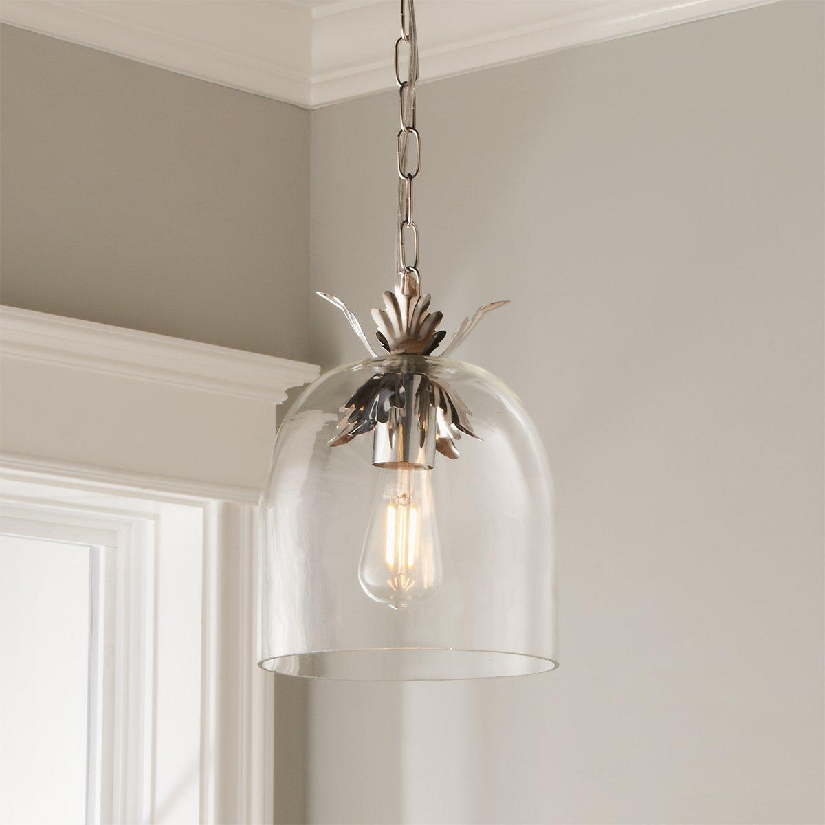 Acanthus Leaf Dome Pendant Light