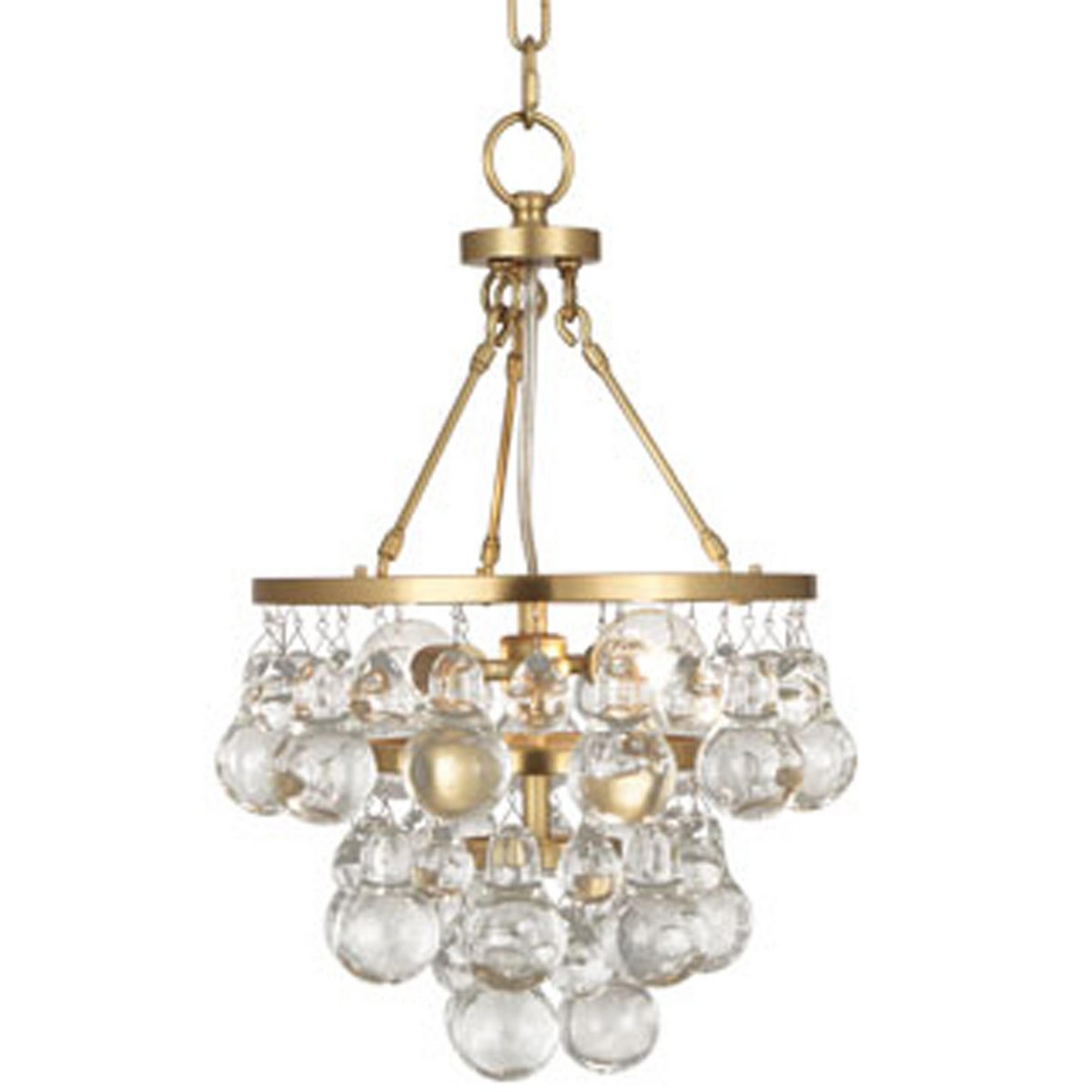 A Deco Glam Convertible Pendant with Antique Brass color