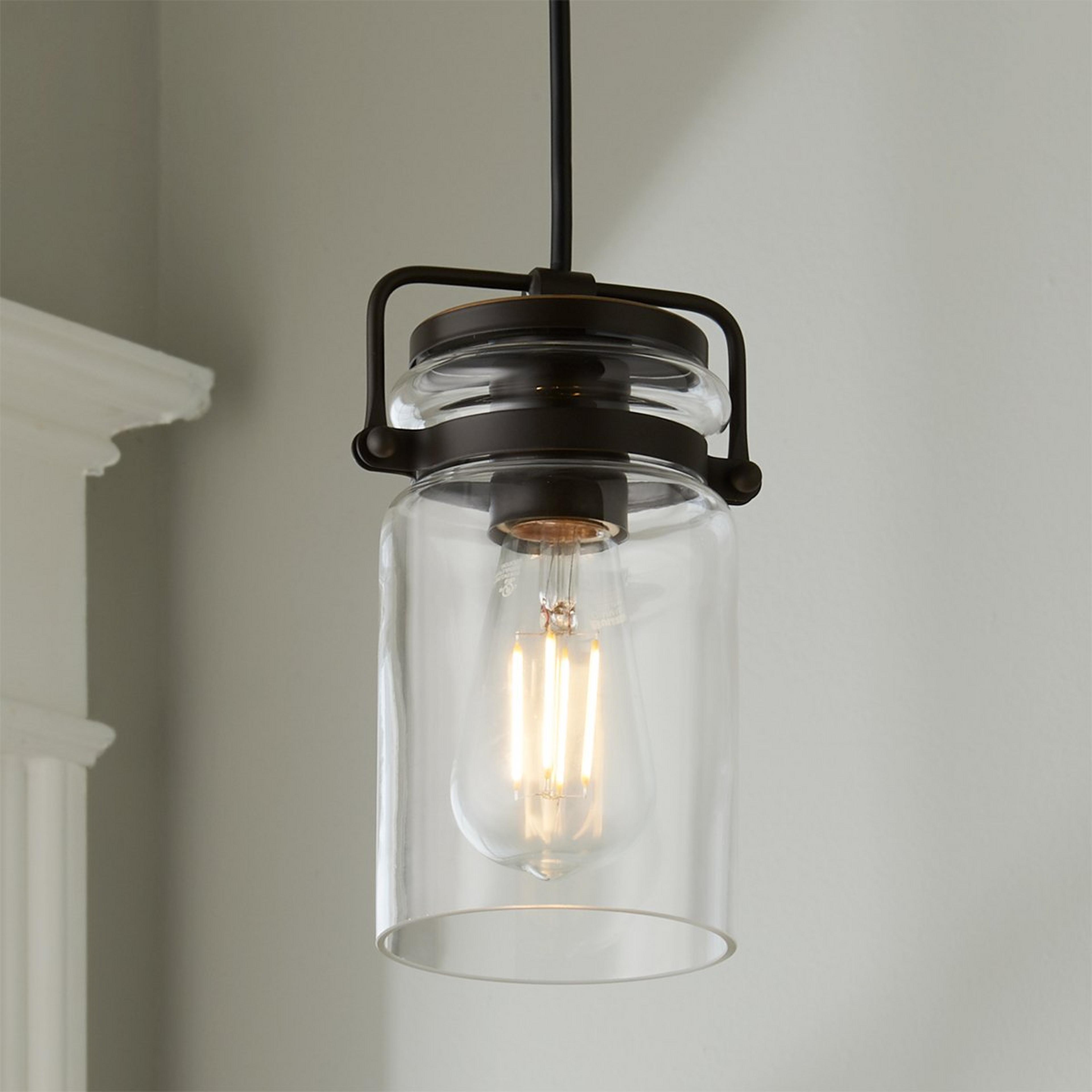 Modern Mason Jar Pendant Light