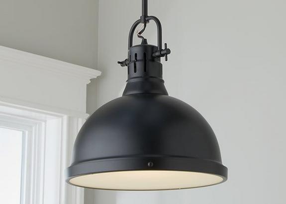 Simple Ceiling Light Retro Industrial Black White Ceiling Lamp for