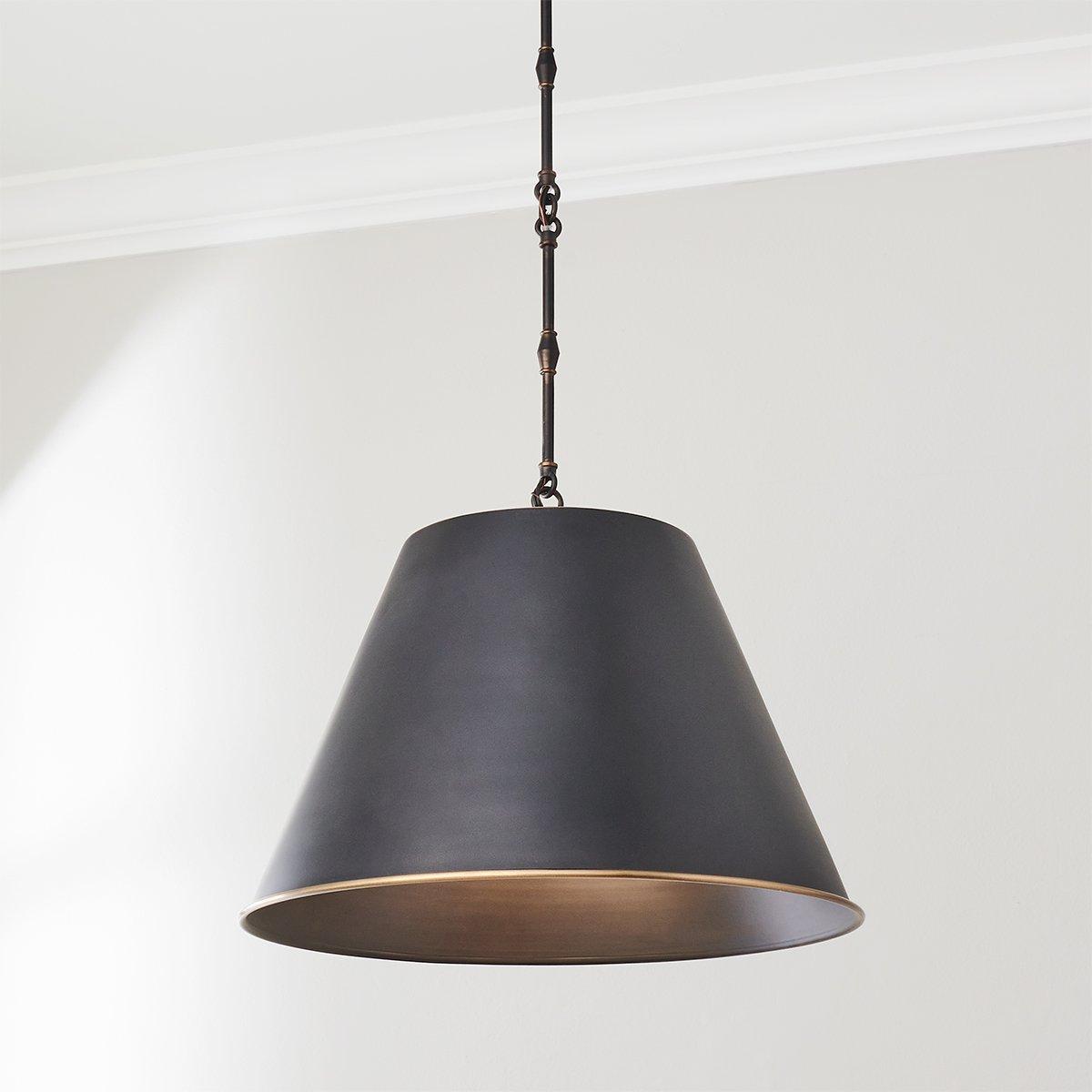 Modern Metal Shade Pendant - Large - Metal Shade Pendant Lighting