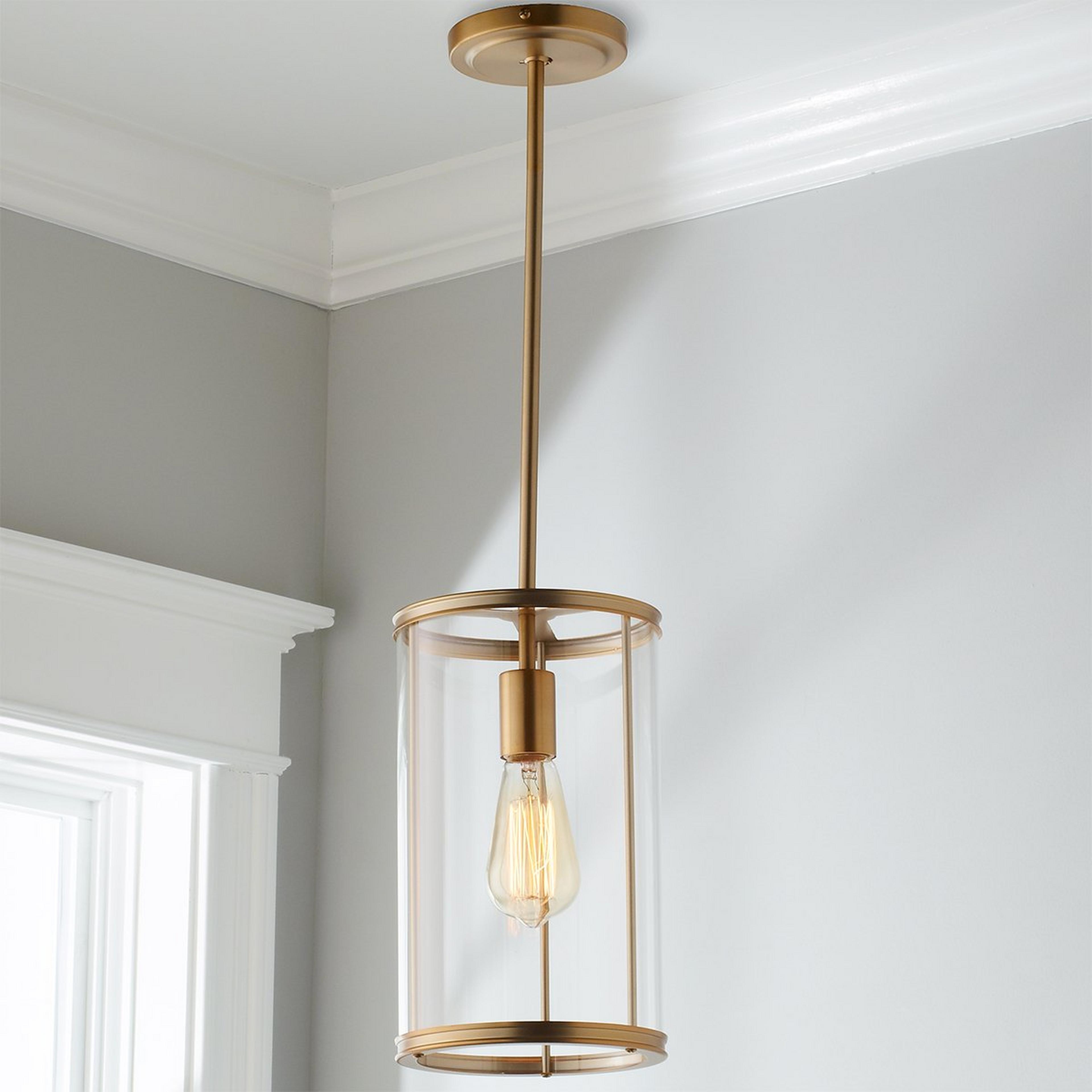 Simple Glass Cylinder Pendant