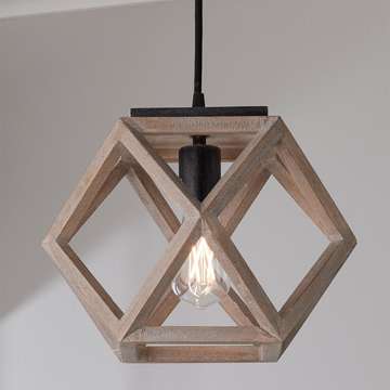 for Weathered Wood Cage Pendant