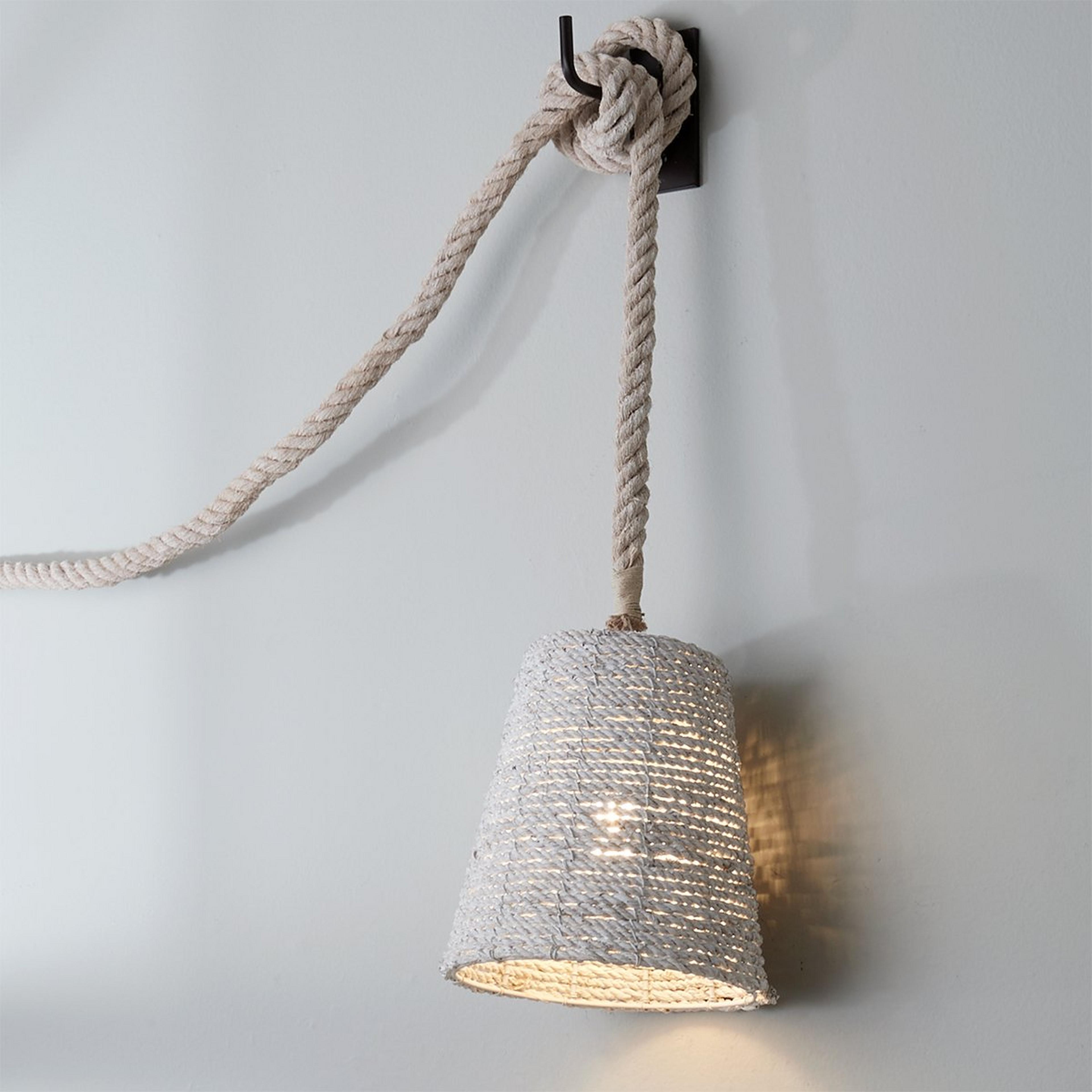 A Looped Rope Seaside Swag Pendant with undefined color
