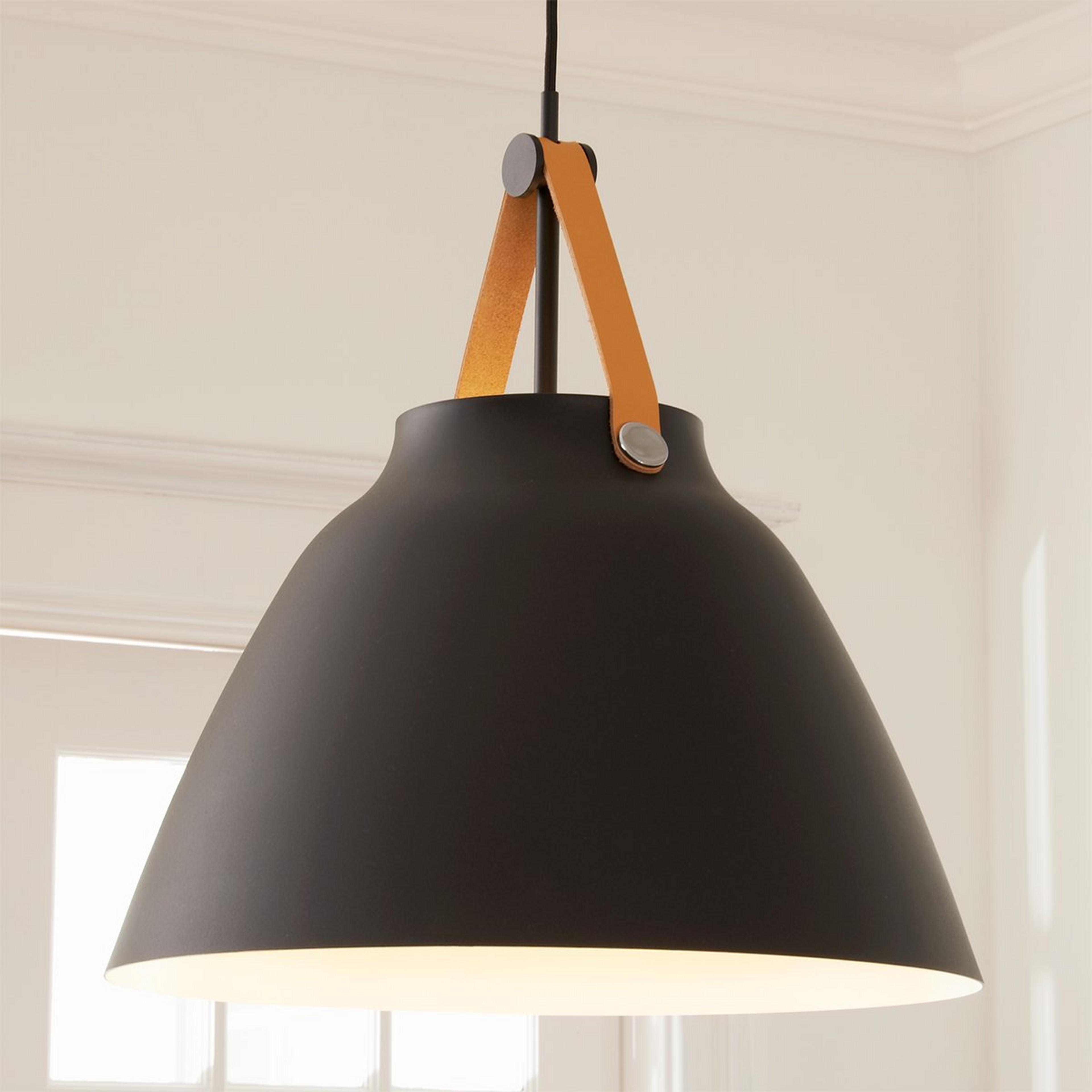 A Carillon Pendant - Large with Black / Tan color