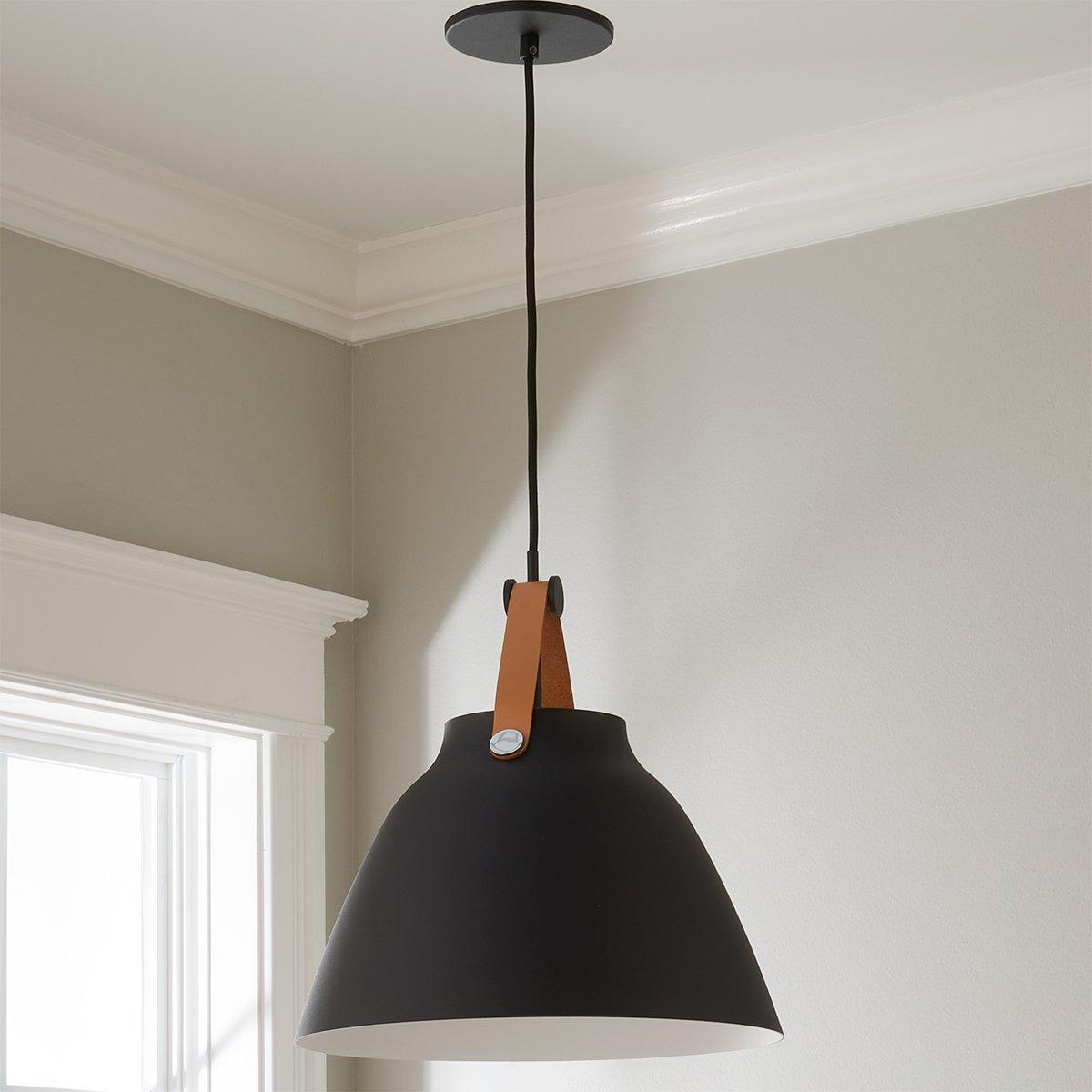 AloaDecor Lighting 1-Light 11-in H Matte Black Dusk to Dawn