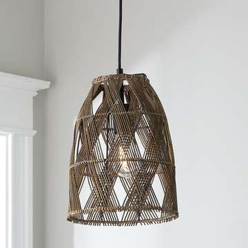 for Young House Love Wicker Bell Pendant