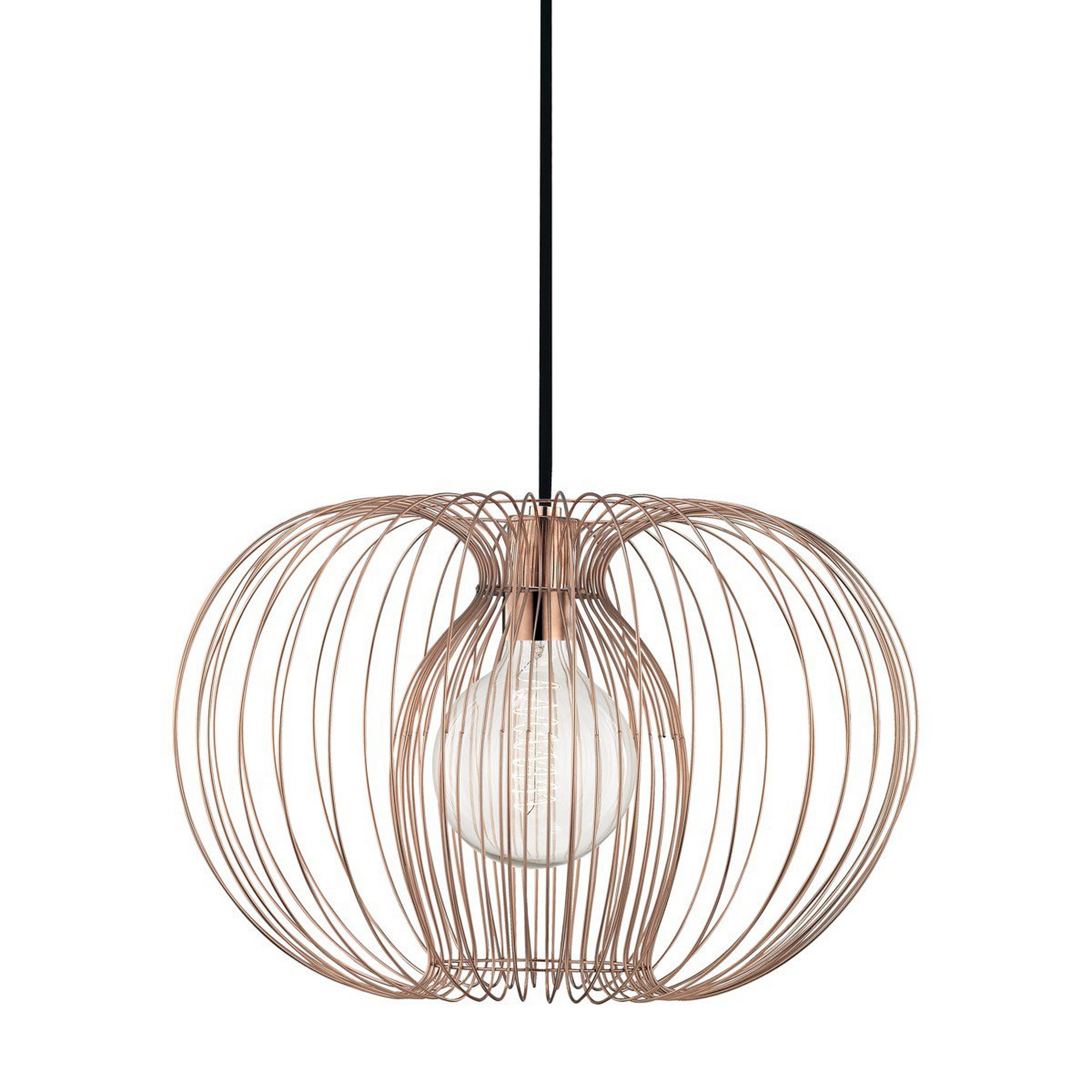 A Zanie Pendant - Large with Polished Copper color