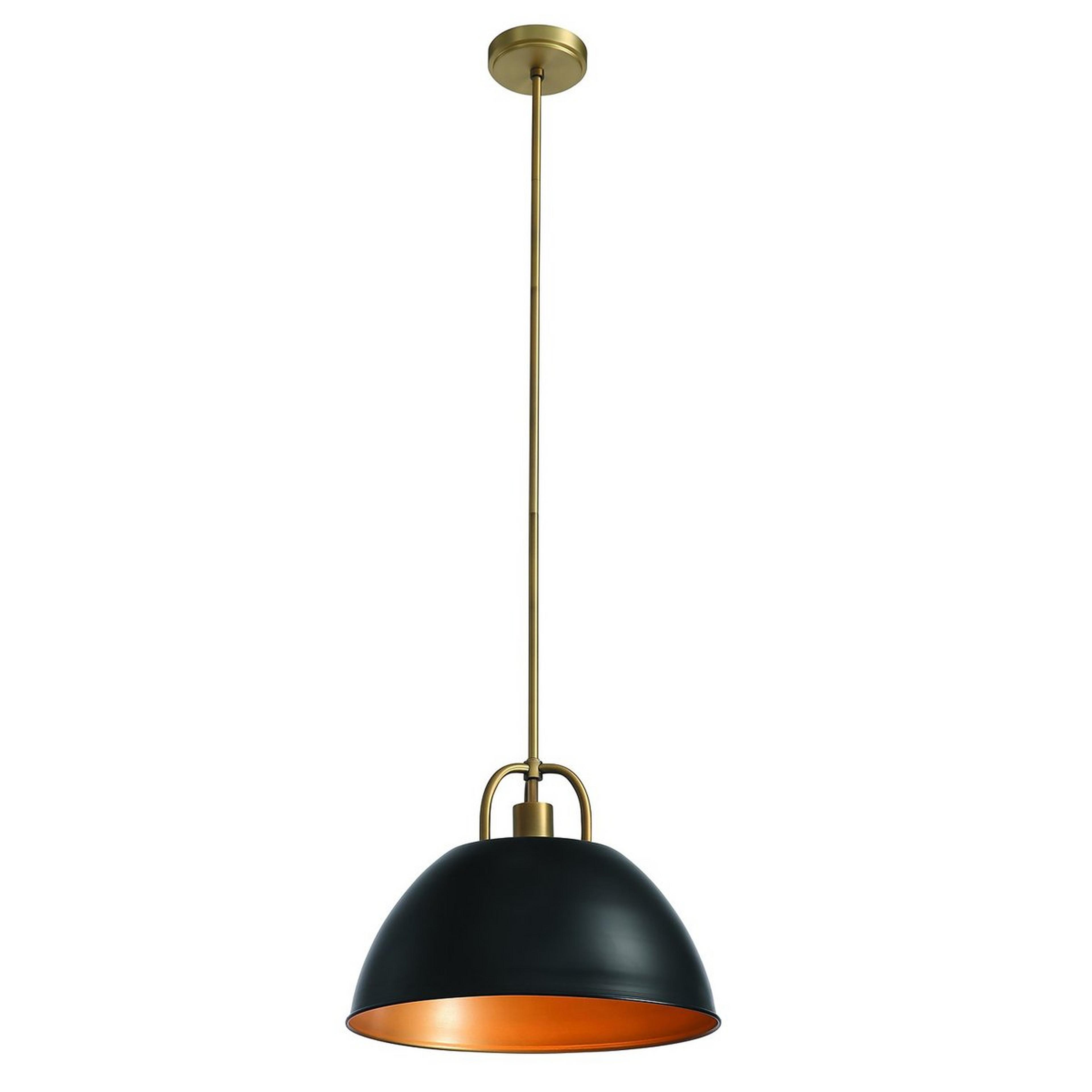A Thierry Pendant with Brass / Matte Black color