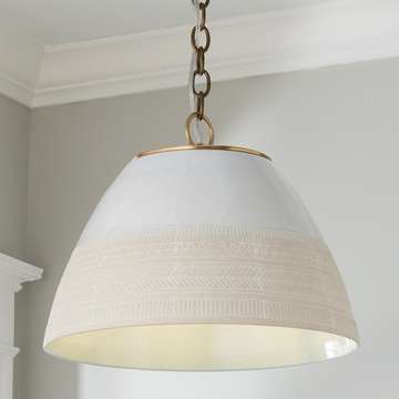 for Two Tone Textured Pendant