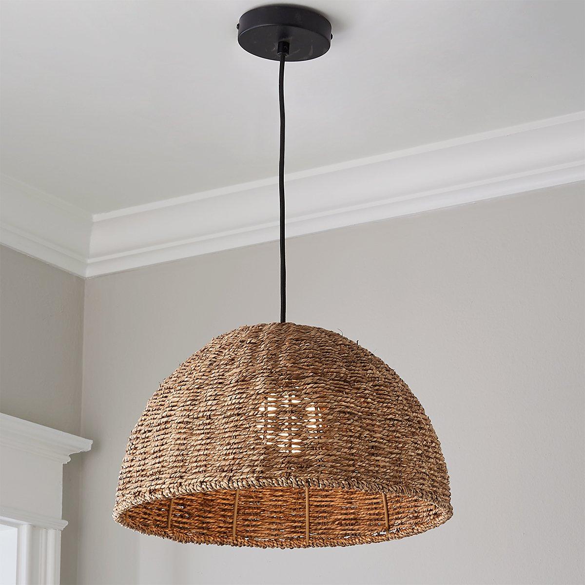 Seagrass deals light pendant