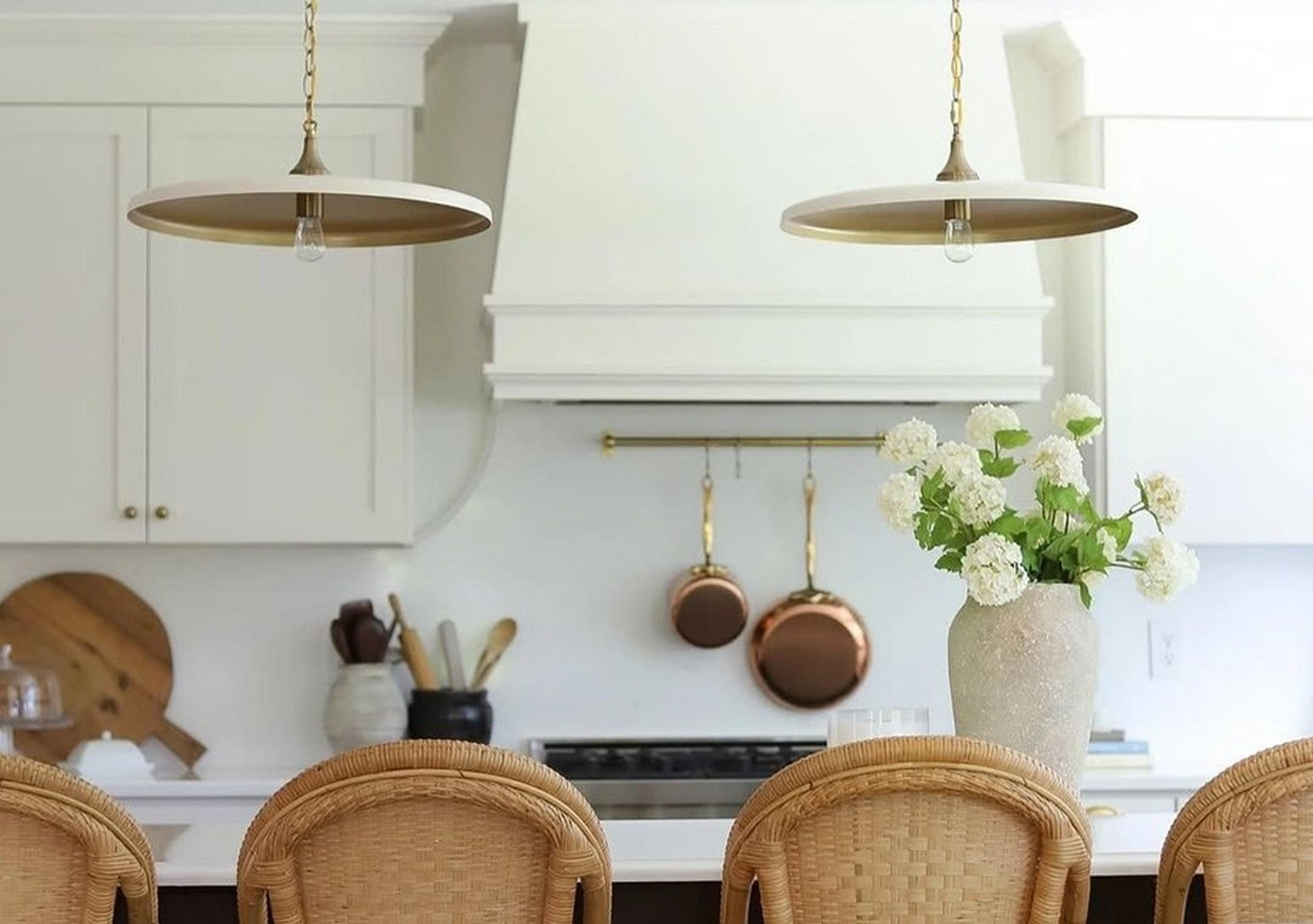 Brass and Gloss Bone Chris Loves Julia Victor Pendant