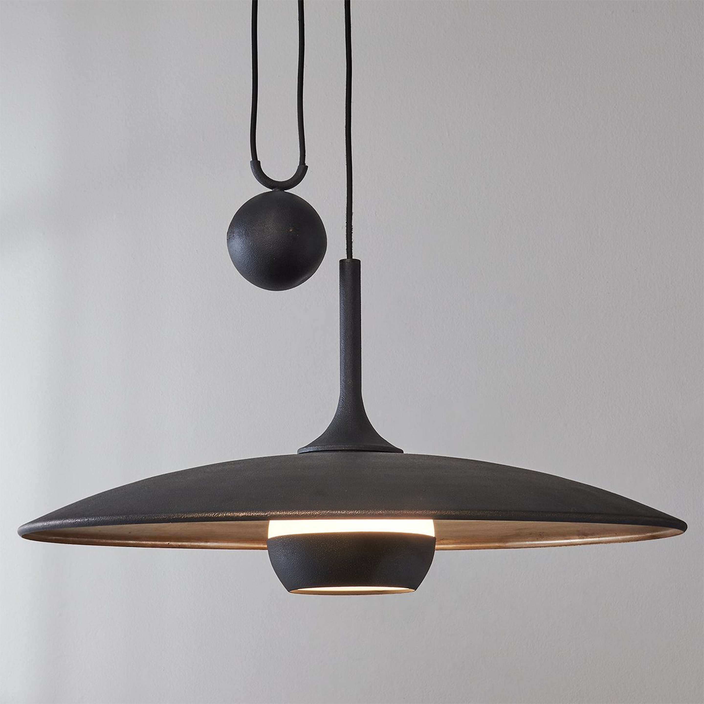A Theo Pendant - Large with Vintage Bronze color