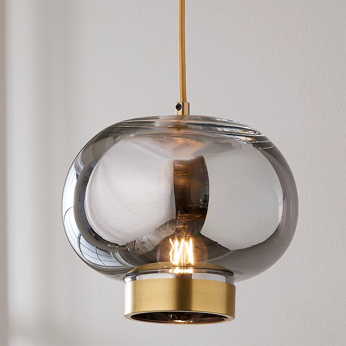 Mirrored Bulb Pendant