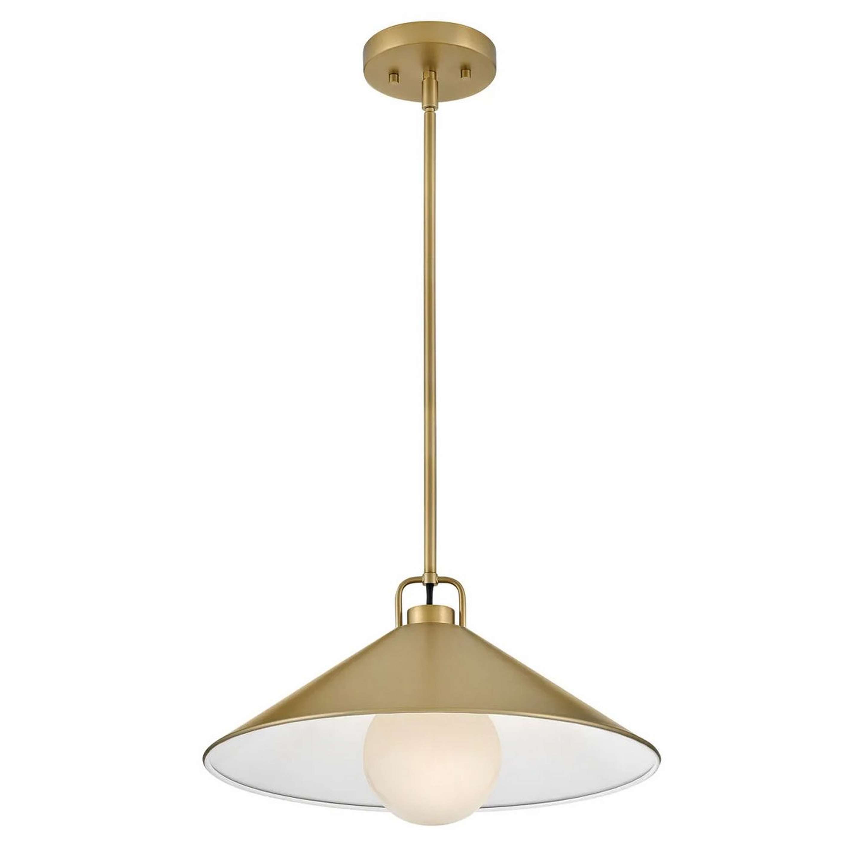 A Querida Convertible Pendant with Brass color