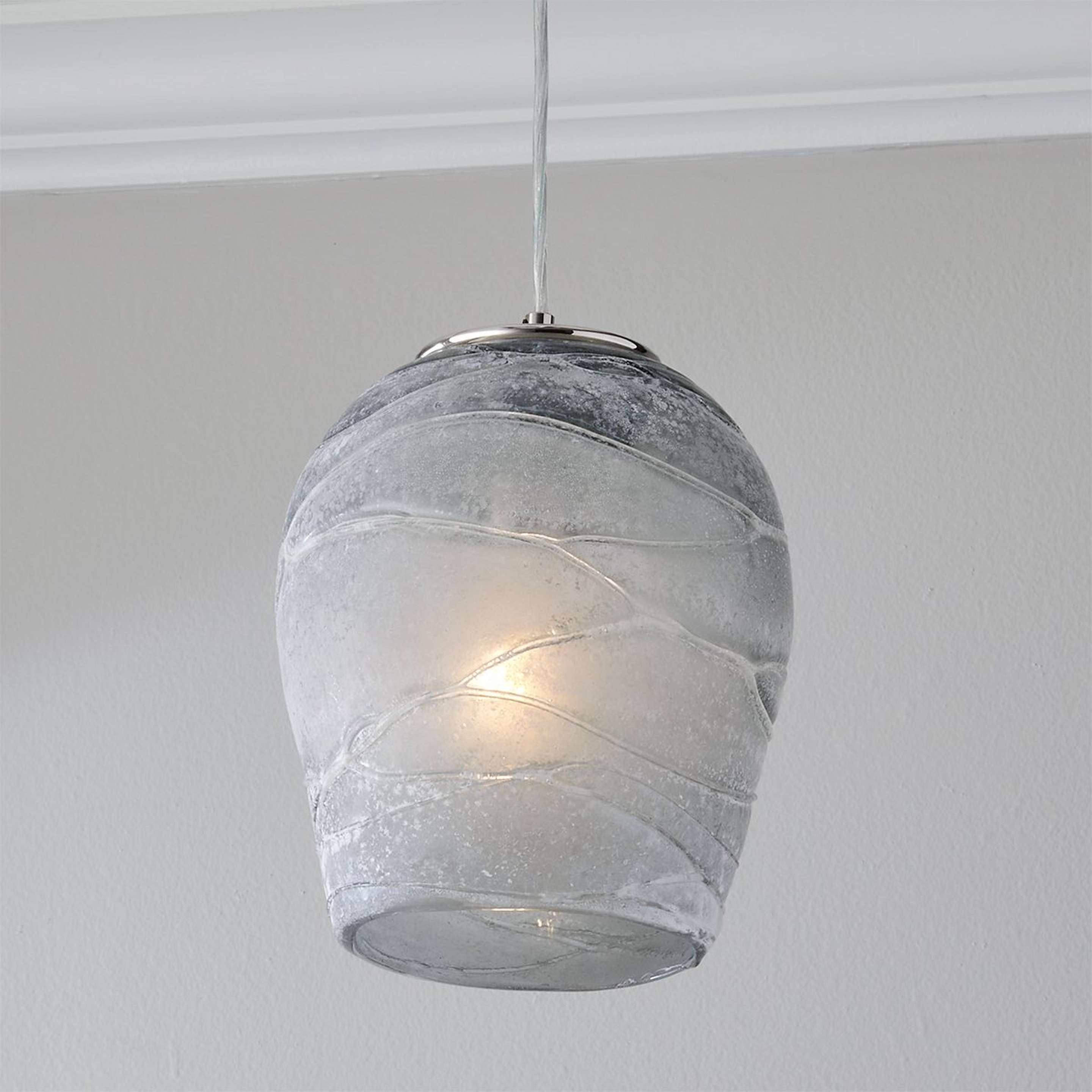 A Dalvik Pendant with Polished Nickel / Gray color