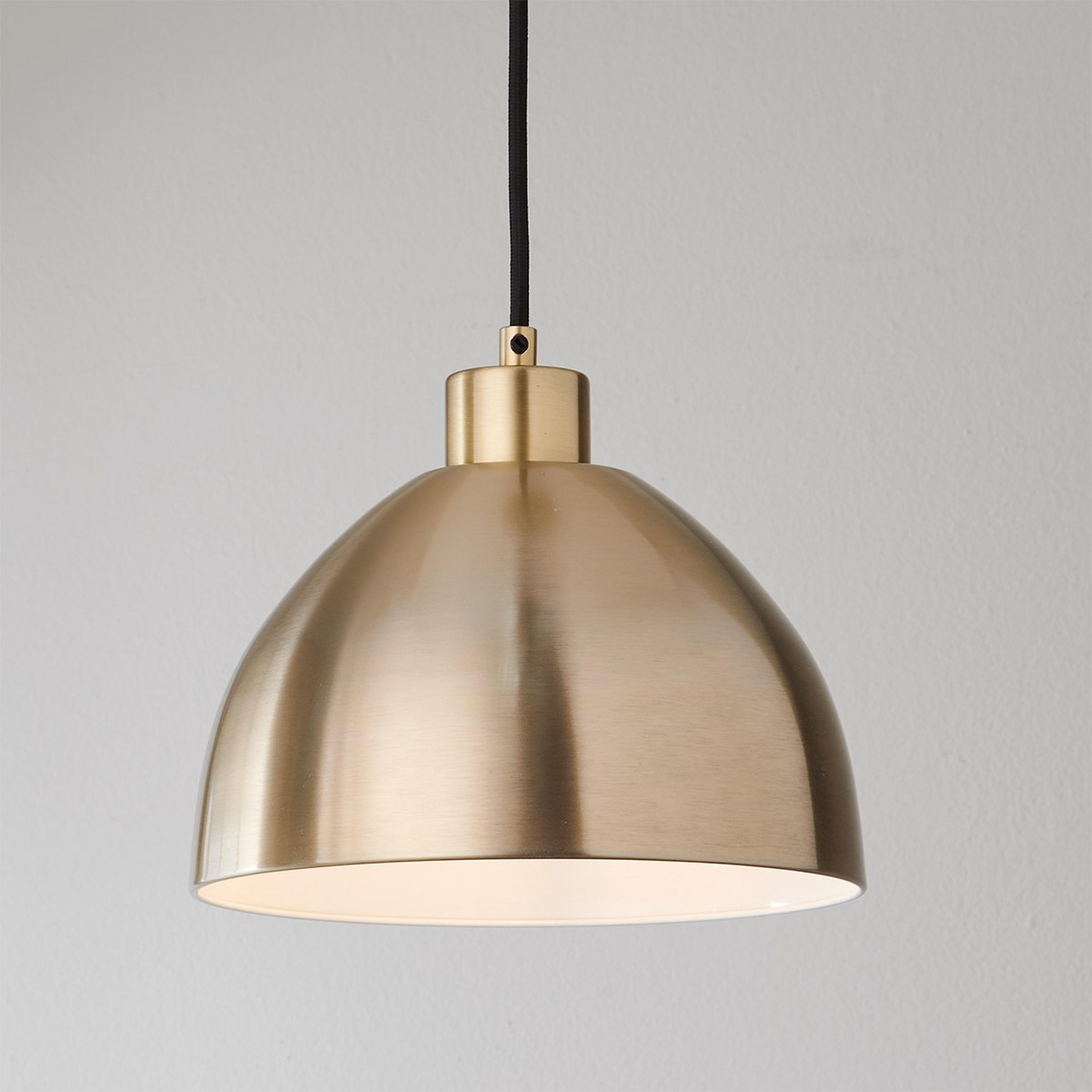A Young House Love Dapper Pendant with Brushed Brass / Black color