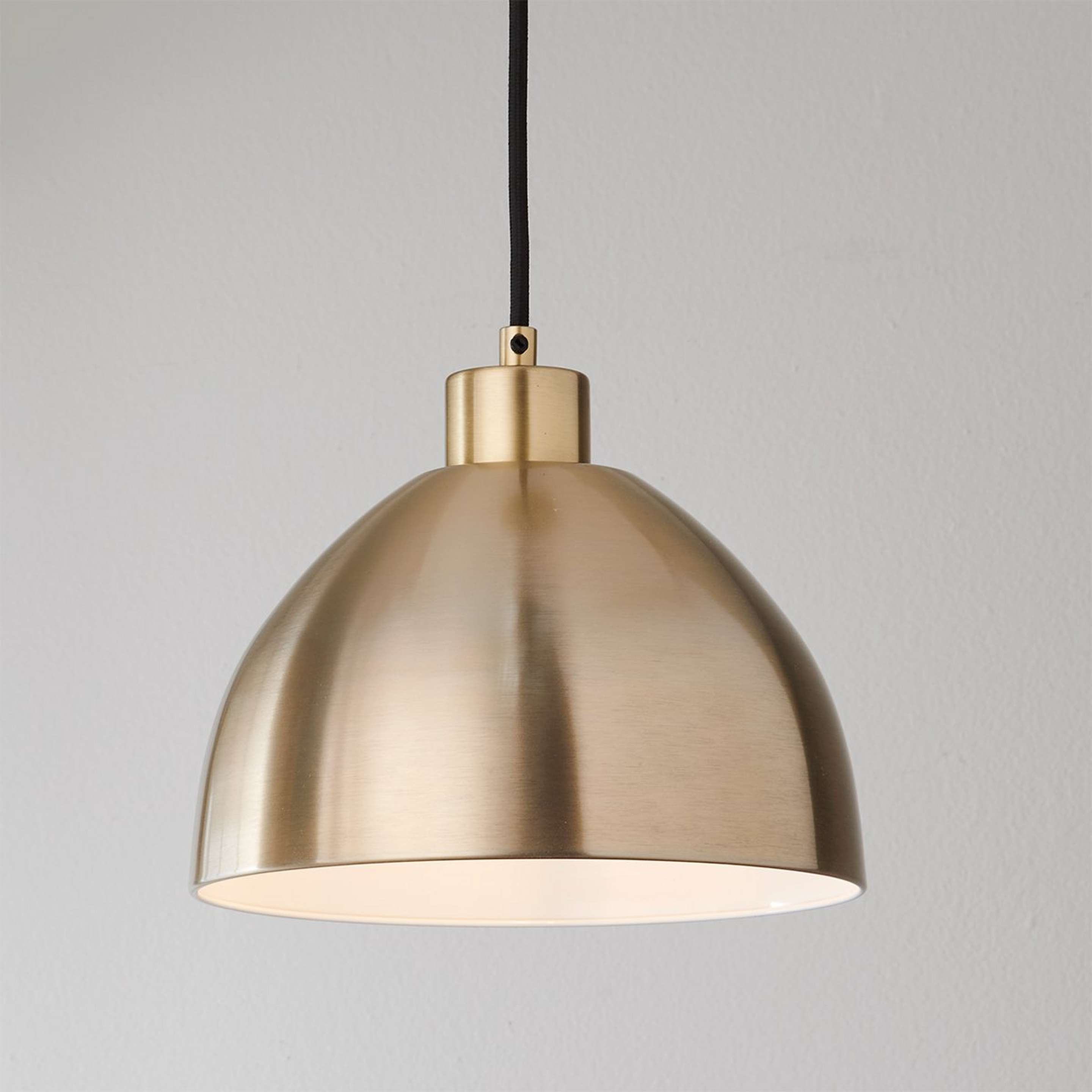A Young House Love Dapper Pendant with Brushed Brass / Black color