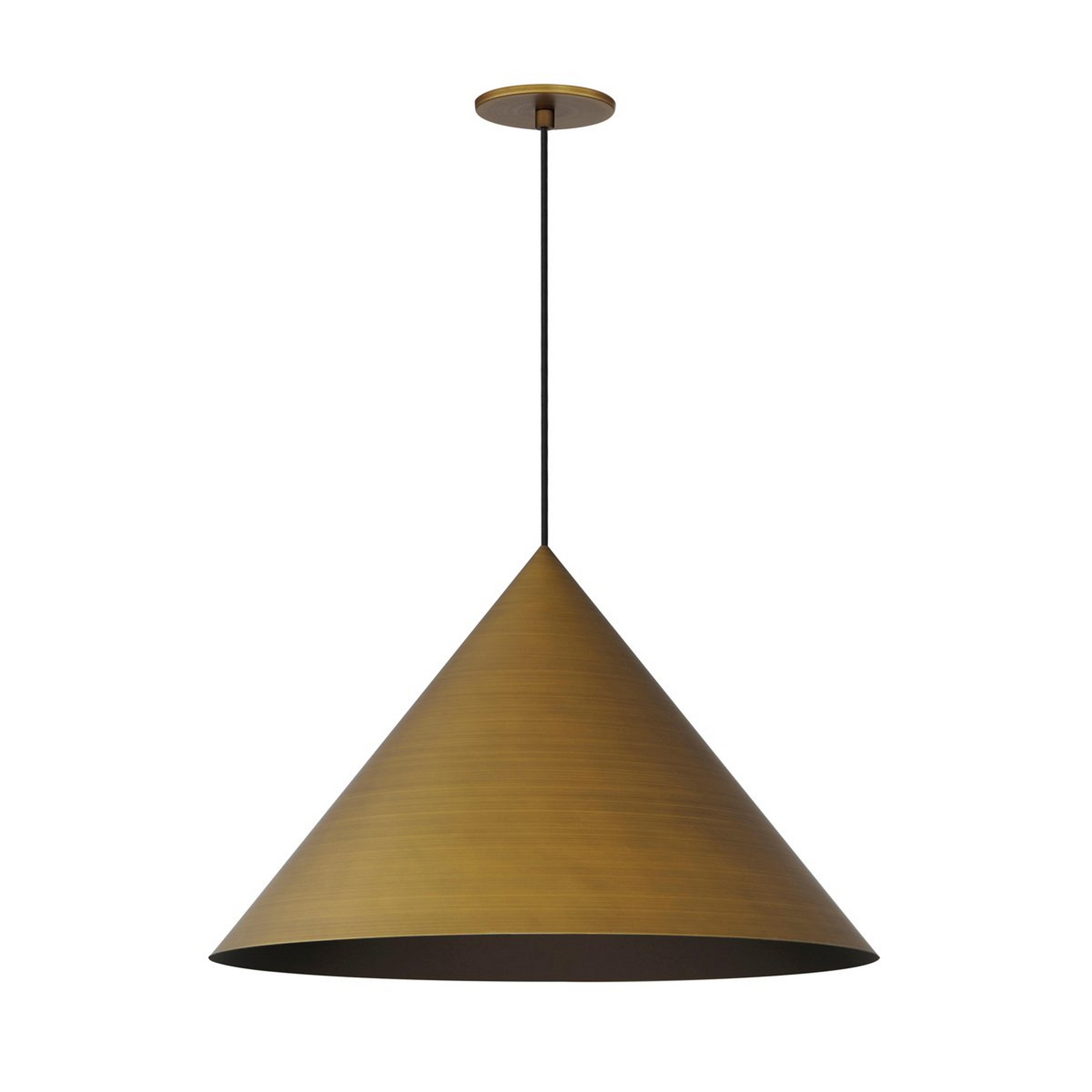 A Recessed Cone Pendant - Large with undefined color
