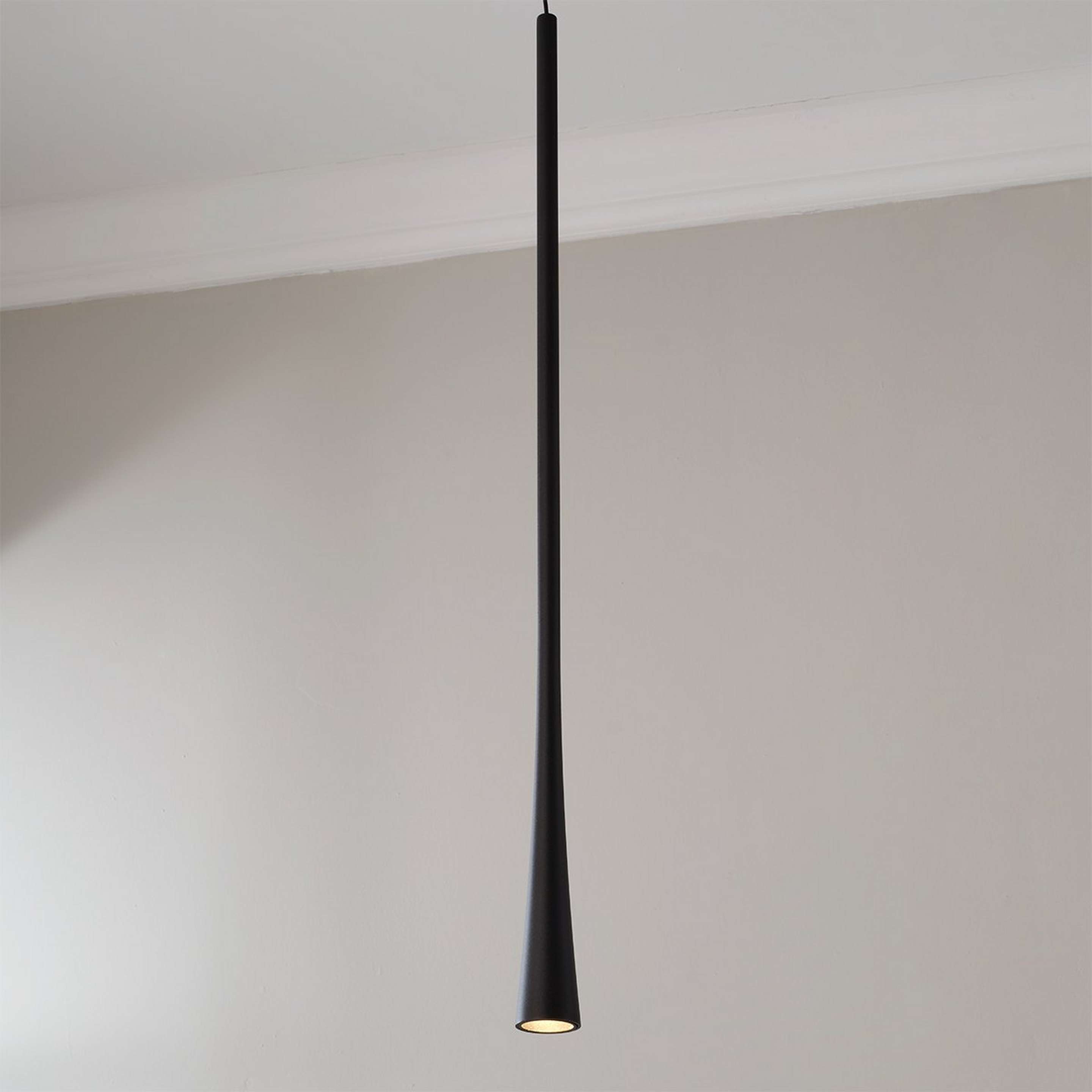 A Serif LED Pendant - Large with Black color
