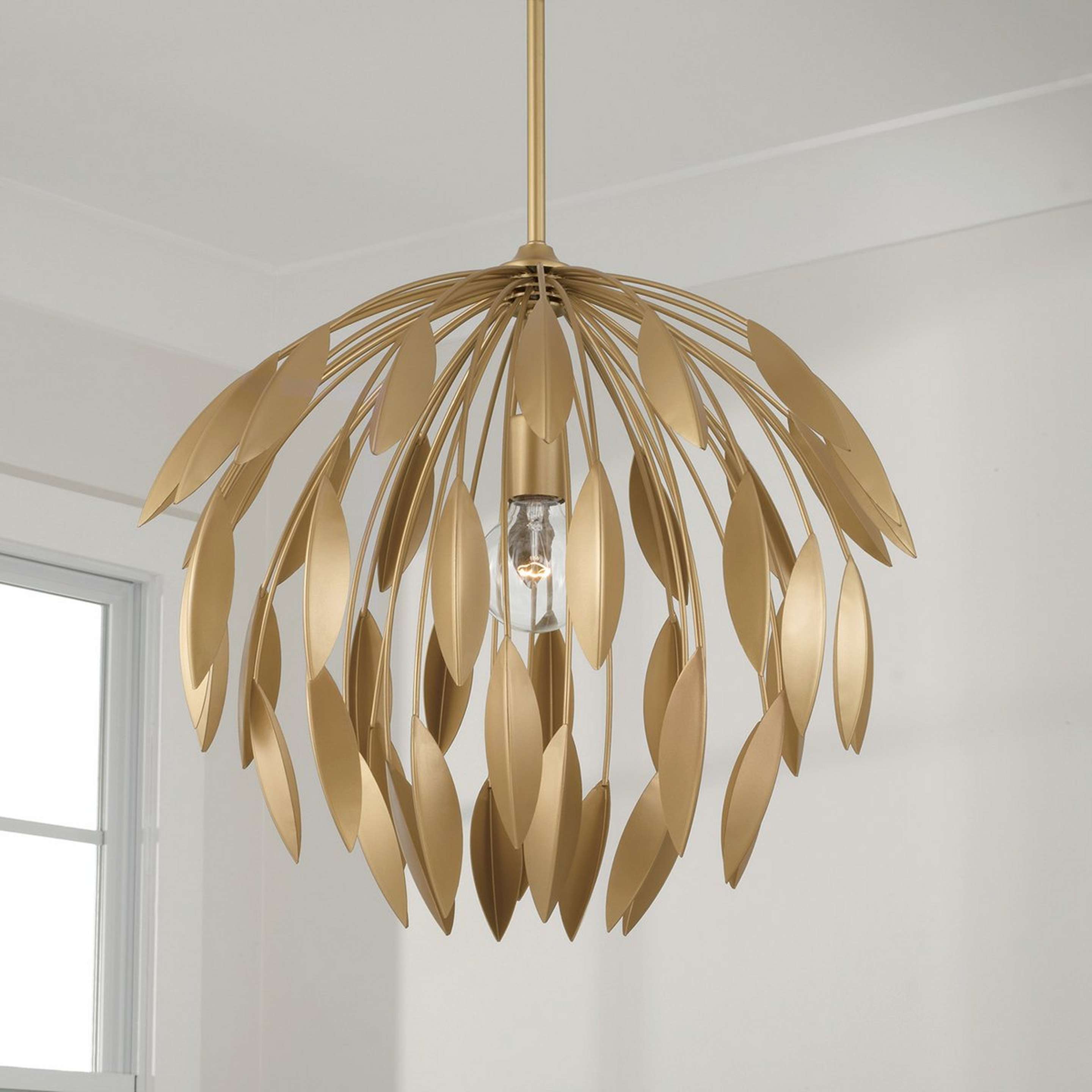 A Vine Shrouded Pendant with Gold color