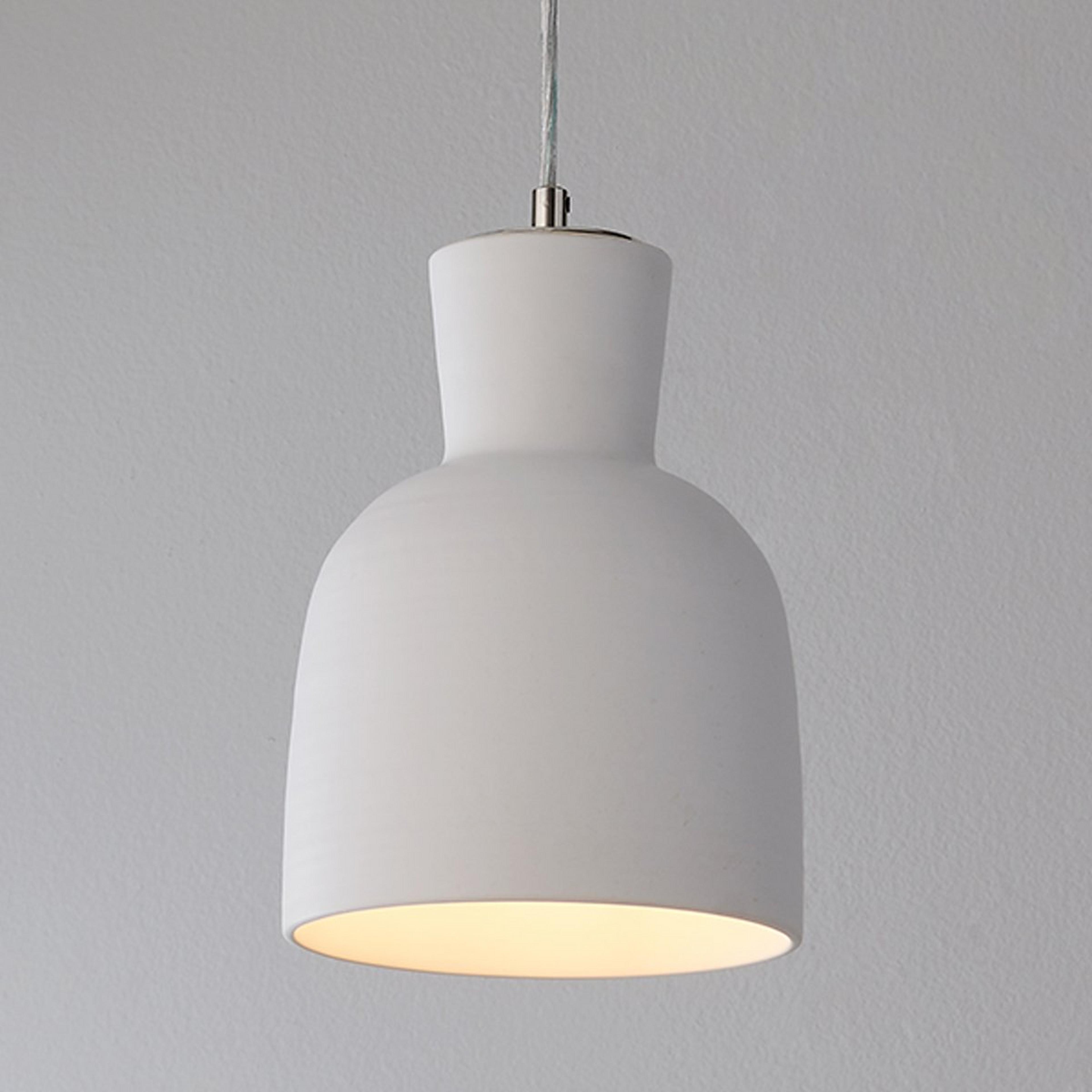 A Skagen Pendant - Small with Polished Nickel / White color