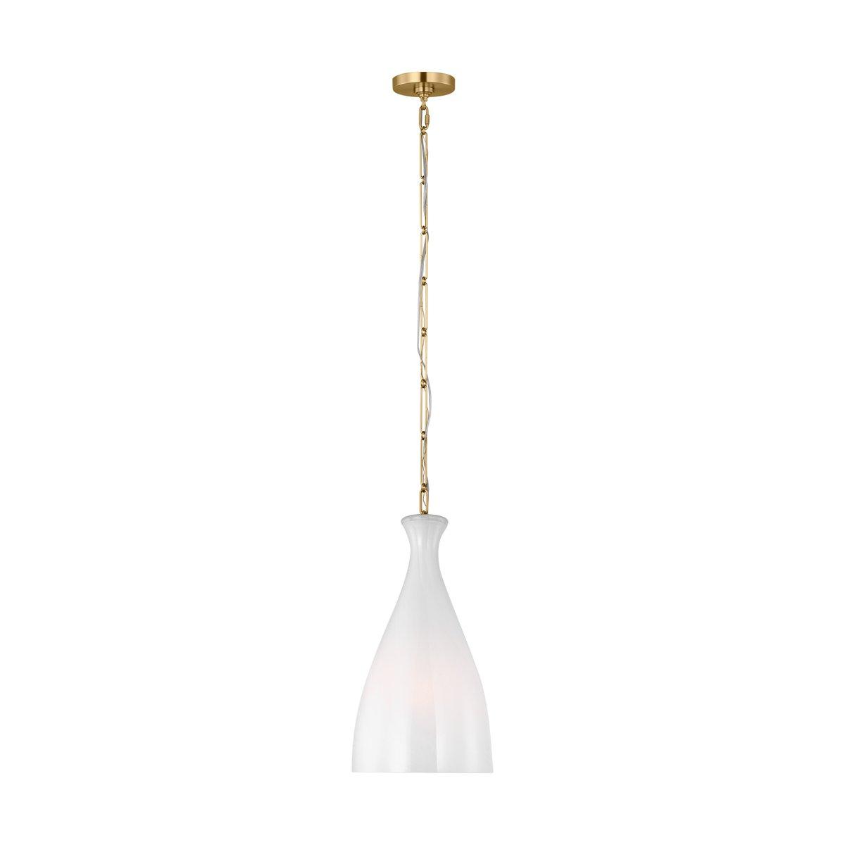 Phoebe Pendant Wide Striated Shades of Light