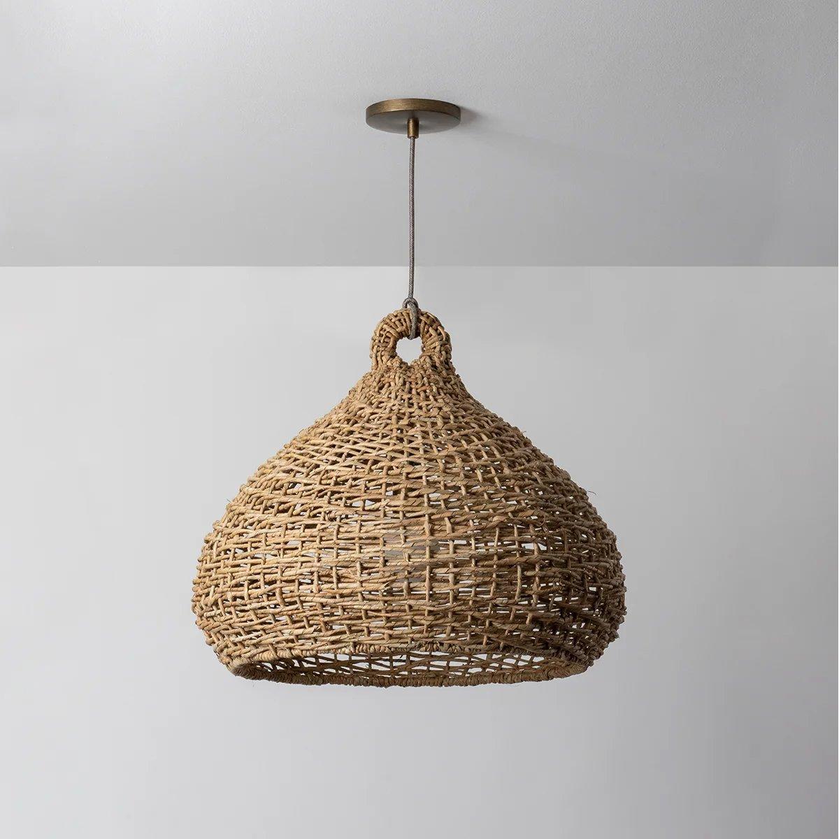 Fire and Earth Pendant - Dome - Large | Shades of Light