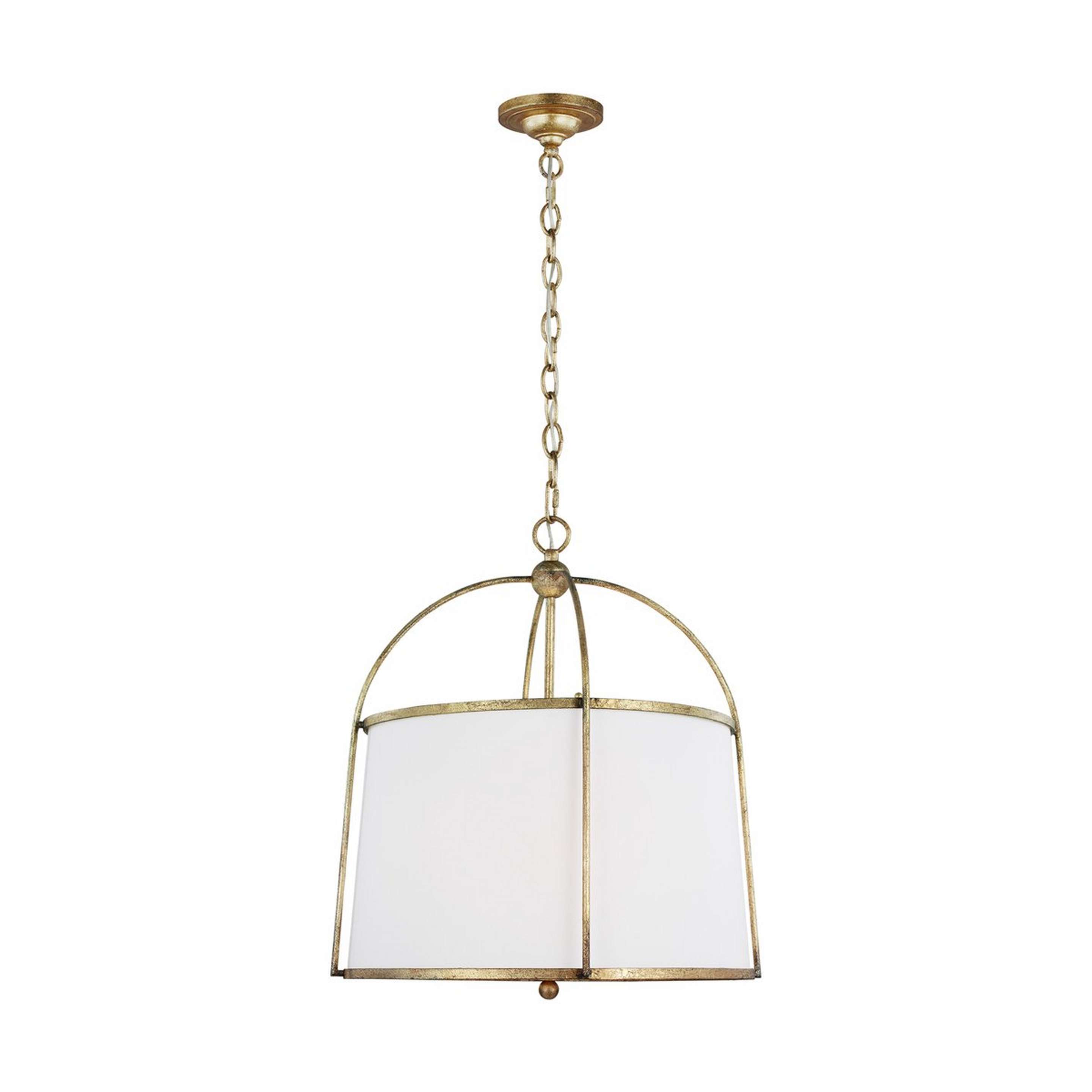 A Avante Pendant with White / Antique Gild color