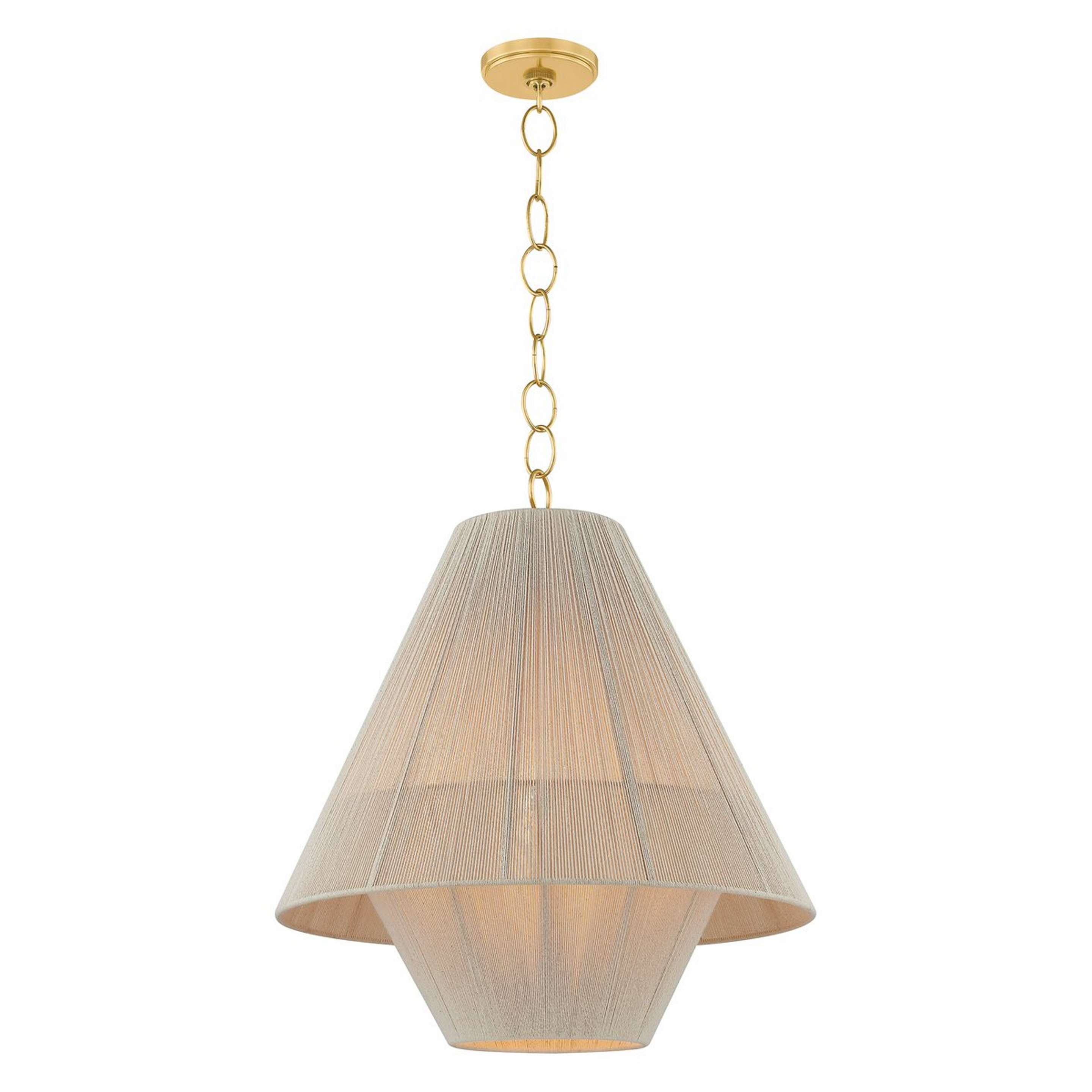 A Ourias Pendant - Small with Natural Cotton color