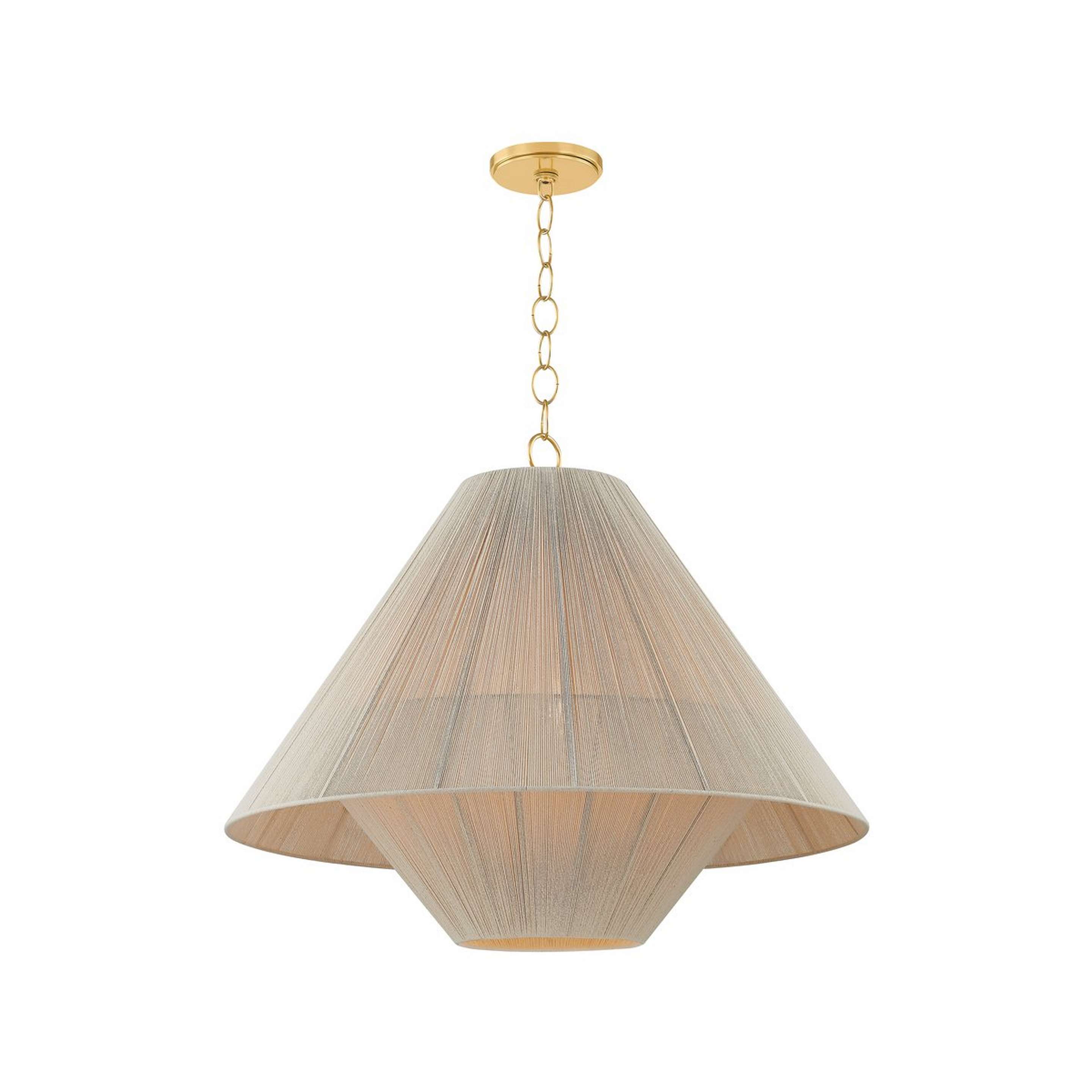 A Ourias Pendant - Large with Natural Cotton color