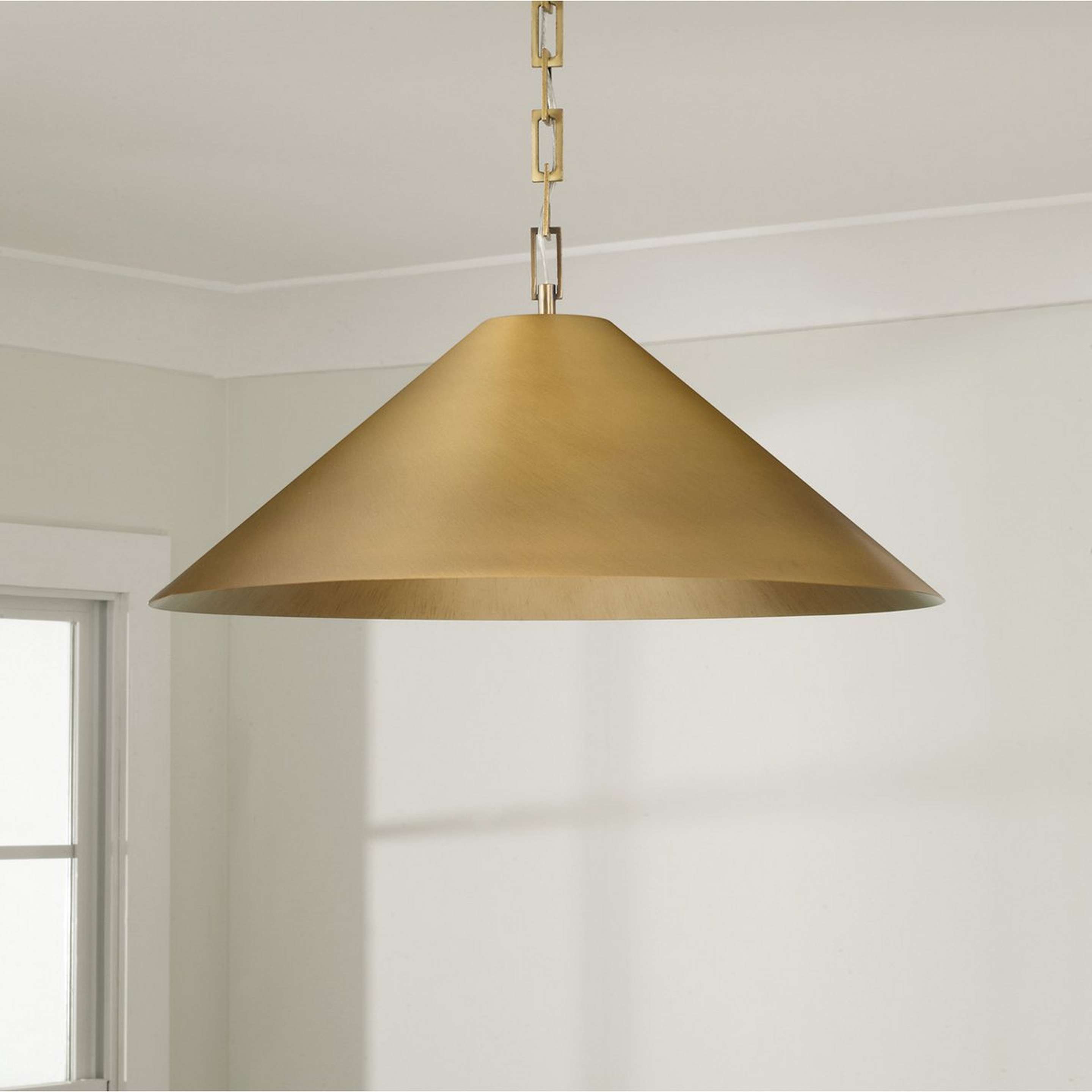 A Wickham Pendant - Small with Brass color