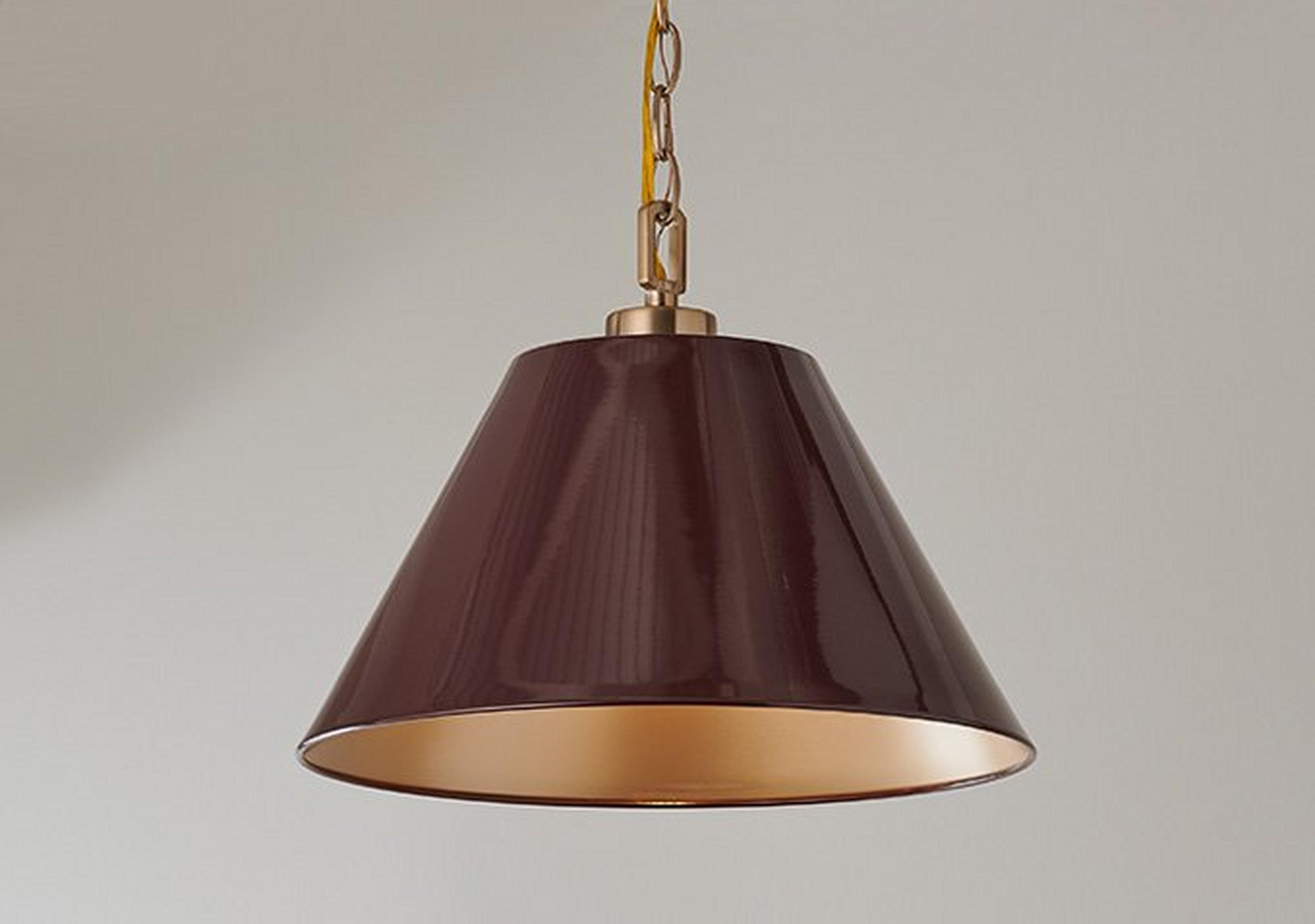 Chris Loves Julia Edie Pendant in Gloss Burgundy
