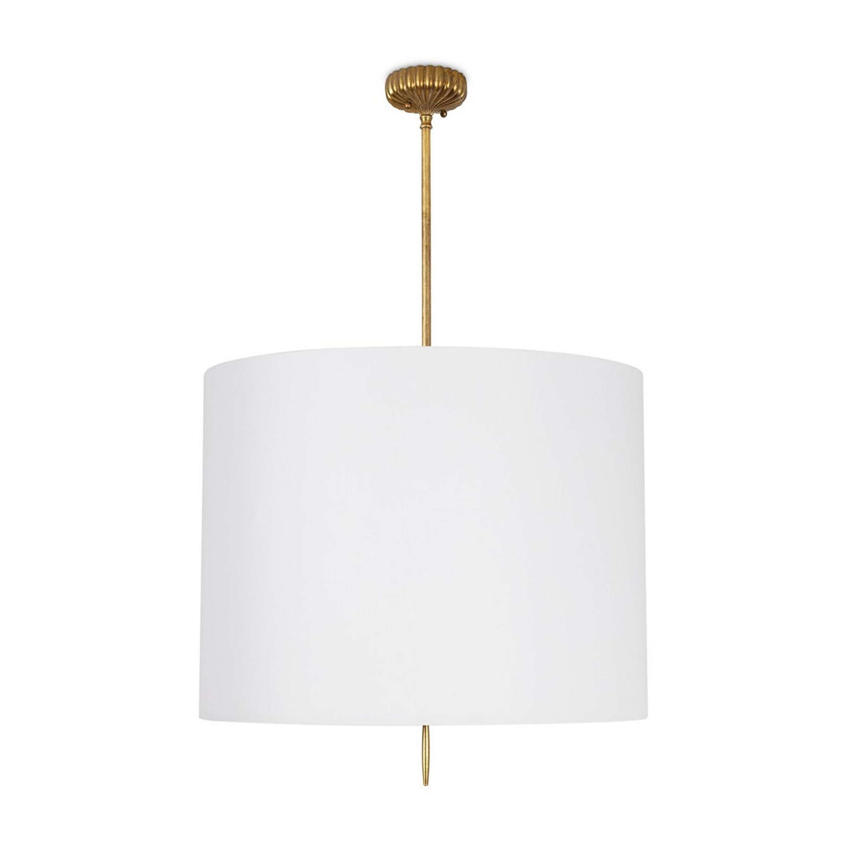 A Netherfield Pendant - Large with Gold / White color