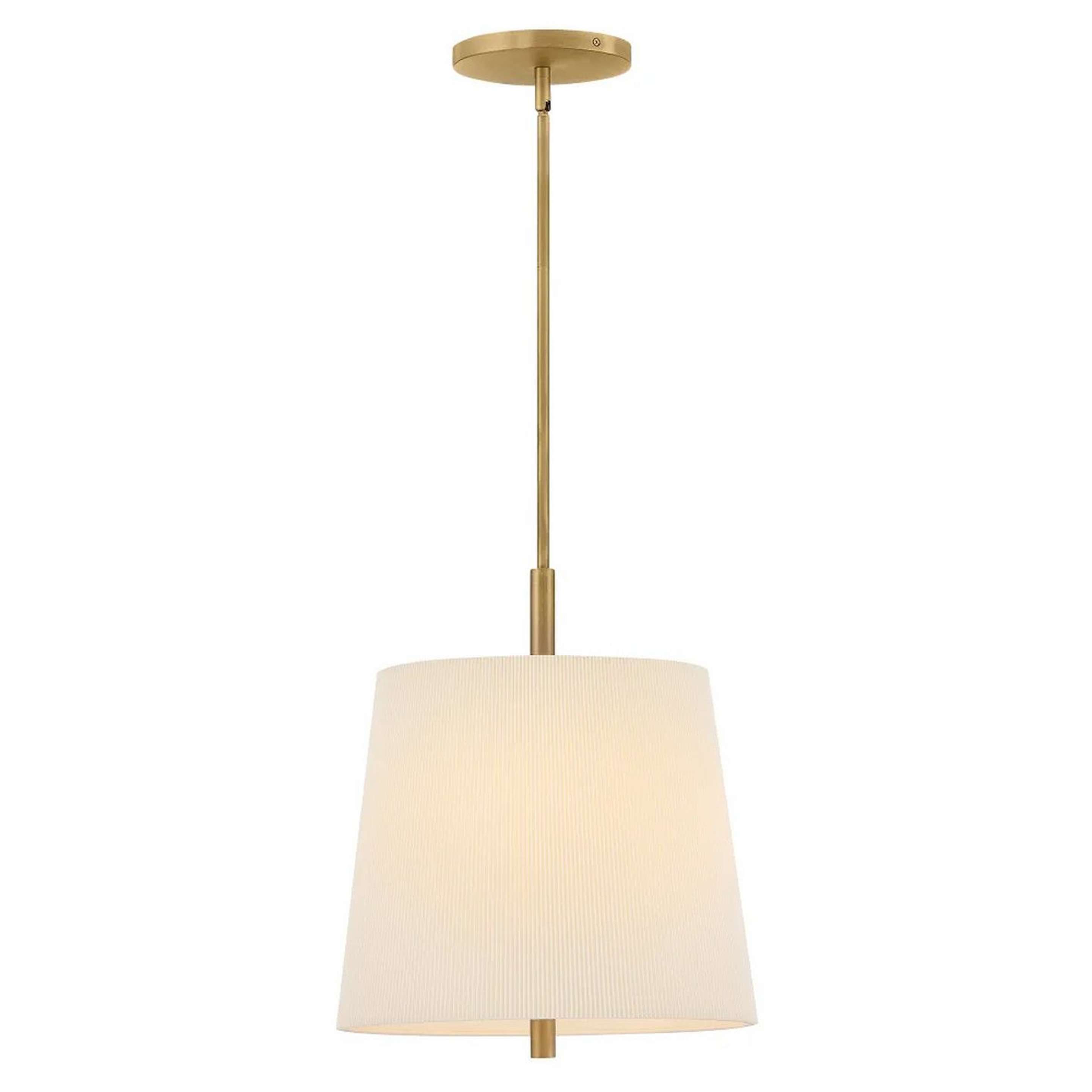 A Kiki Pendant with Brass / White color
