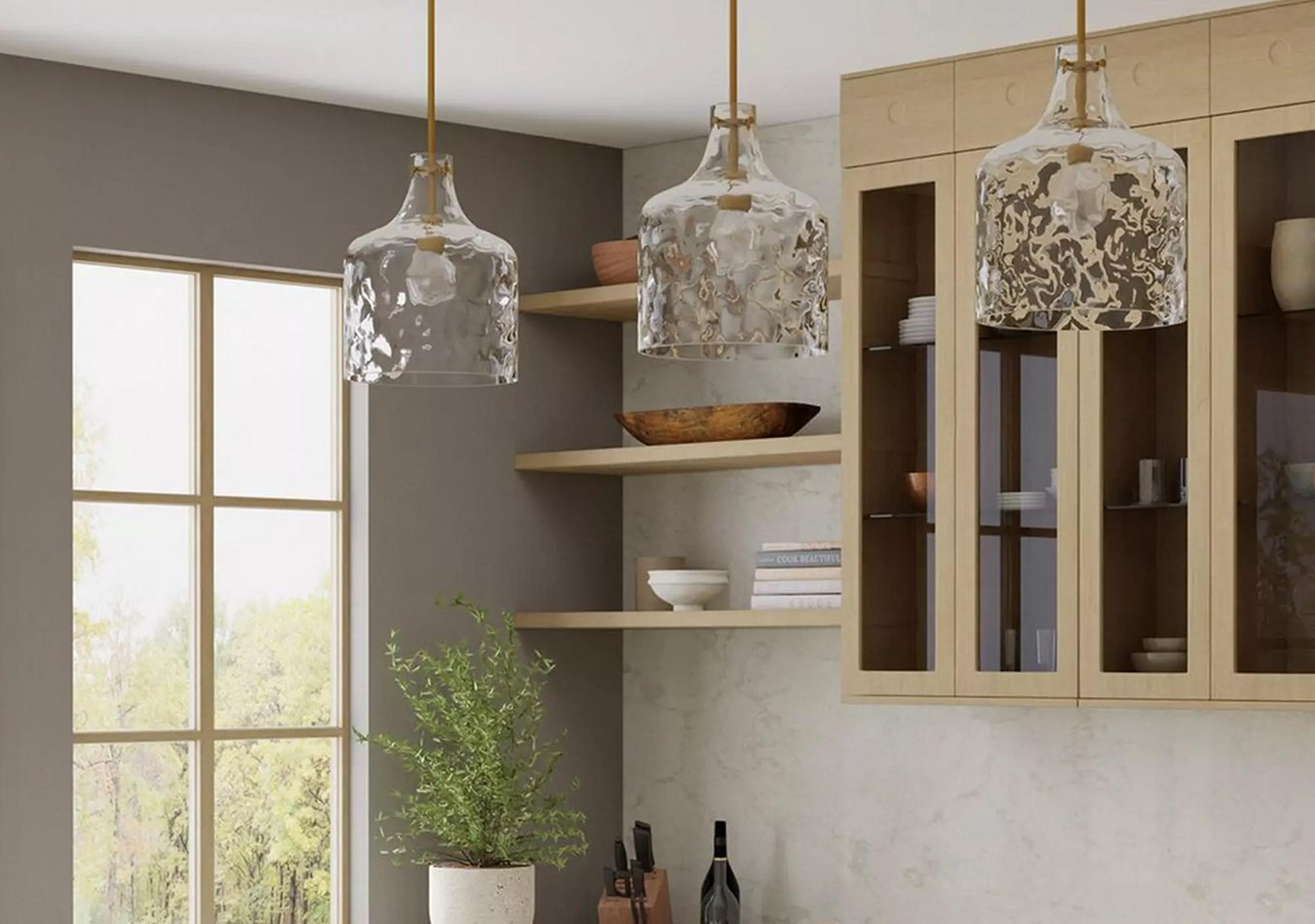 Aged Brass Malvern Pendants