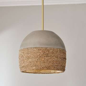 for Ubud Jute Band Dome Pendant