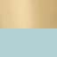 Brushed Brass / Blue