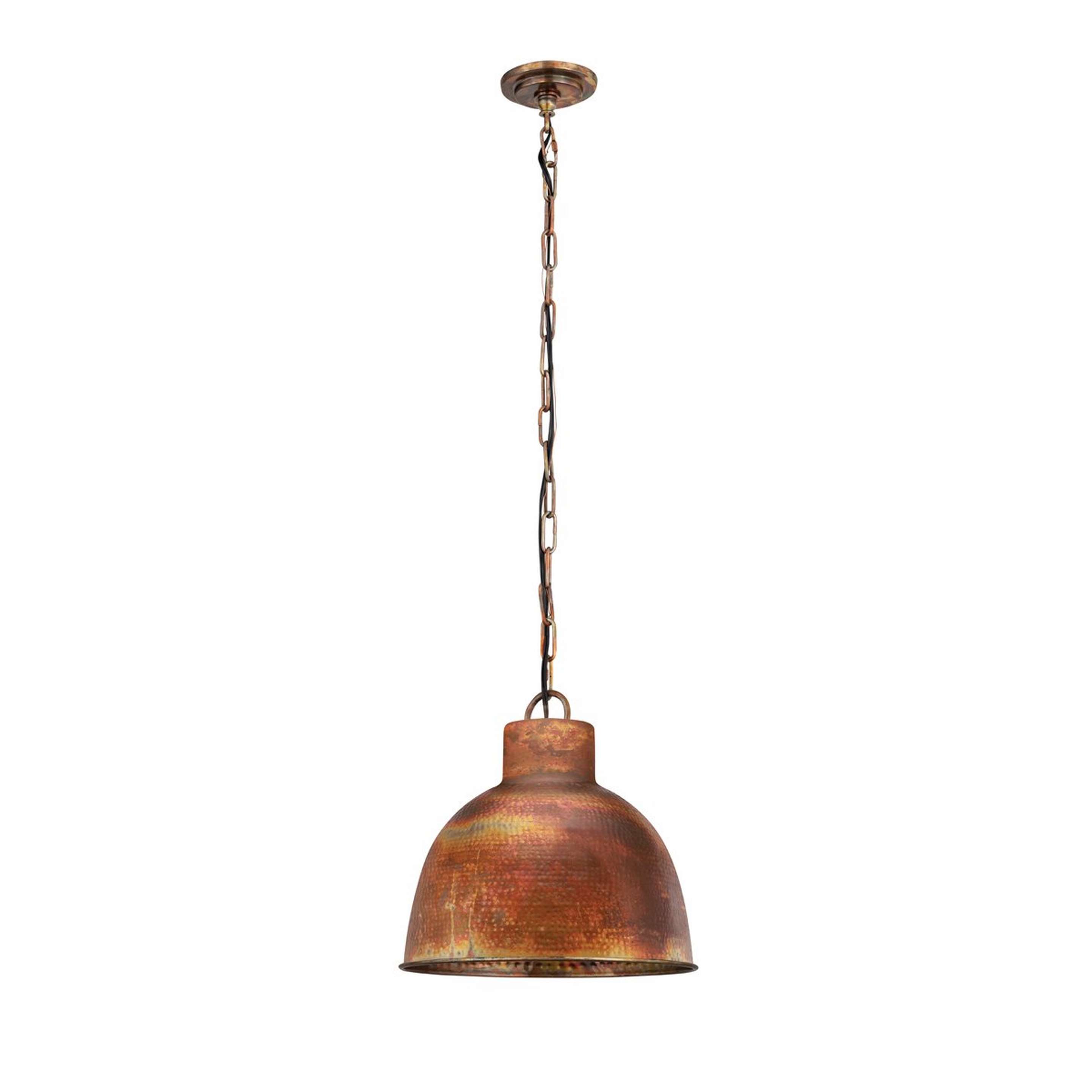 A Cyprium Pendant with Burnt Copper color