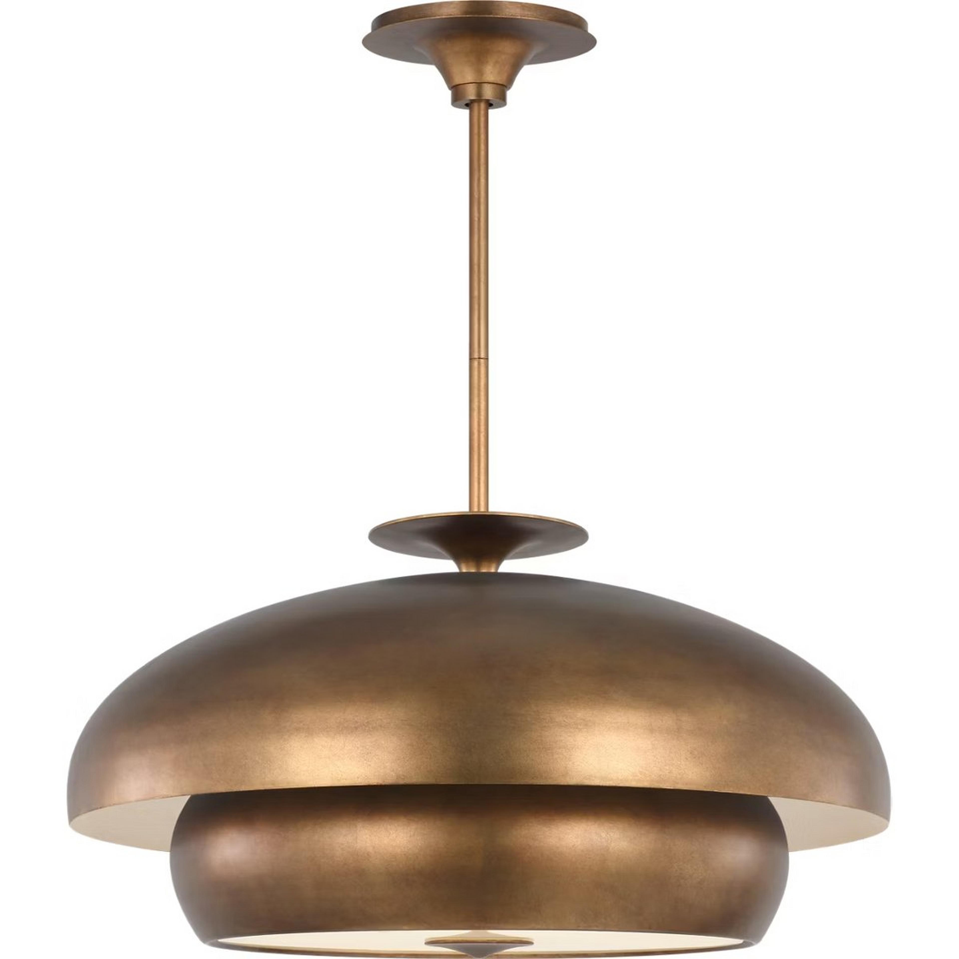 A Haruki Pendant - 24" with Gold Leaf color