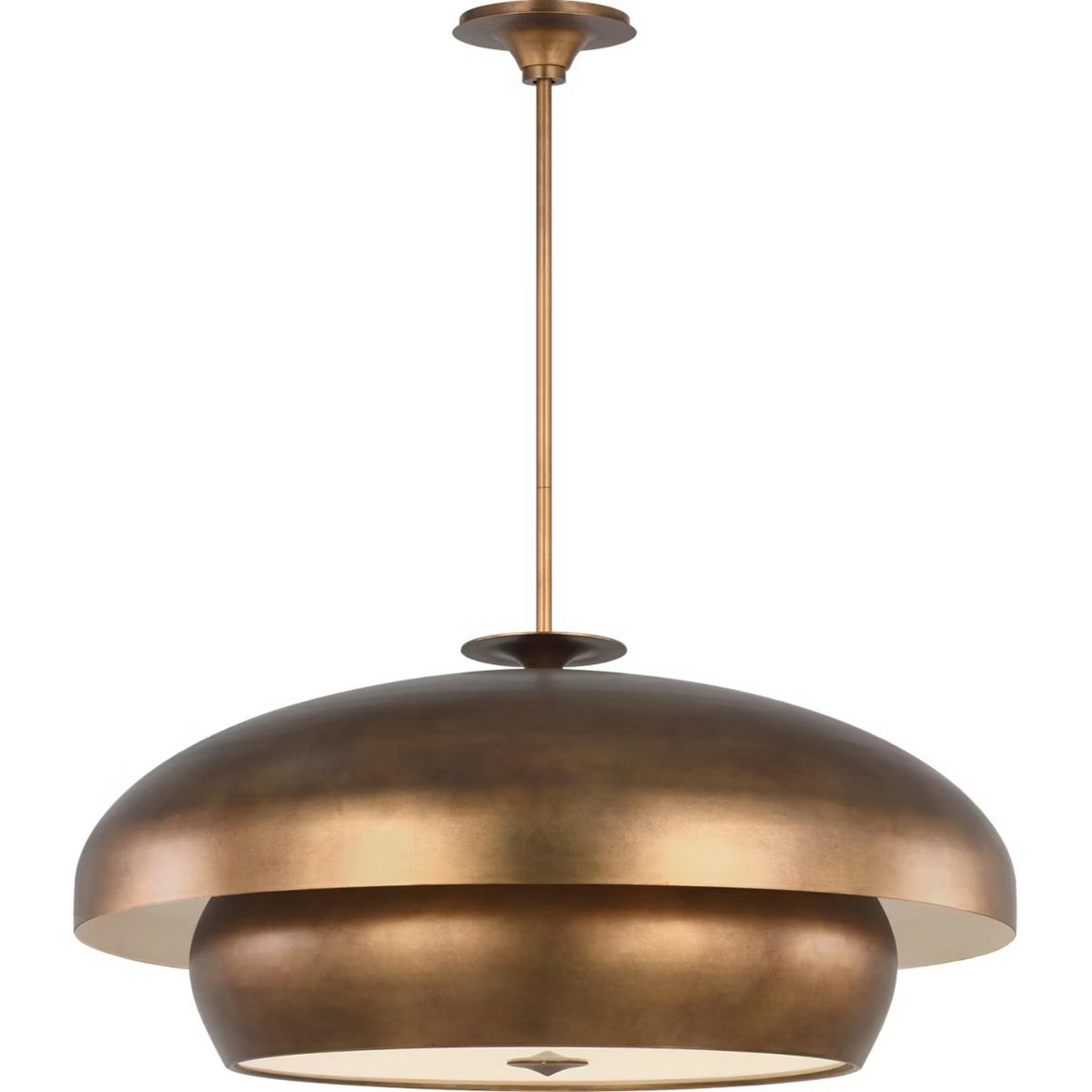 A Haruki Pendant - 36" with Gold Leaf color