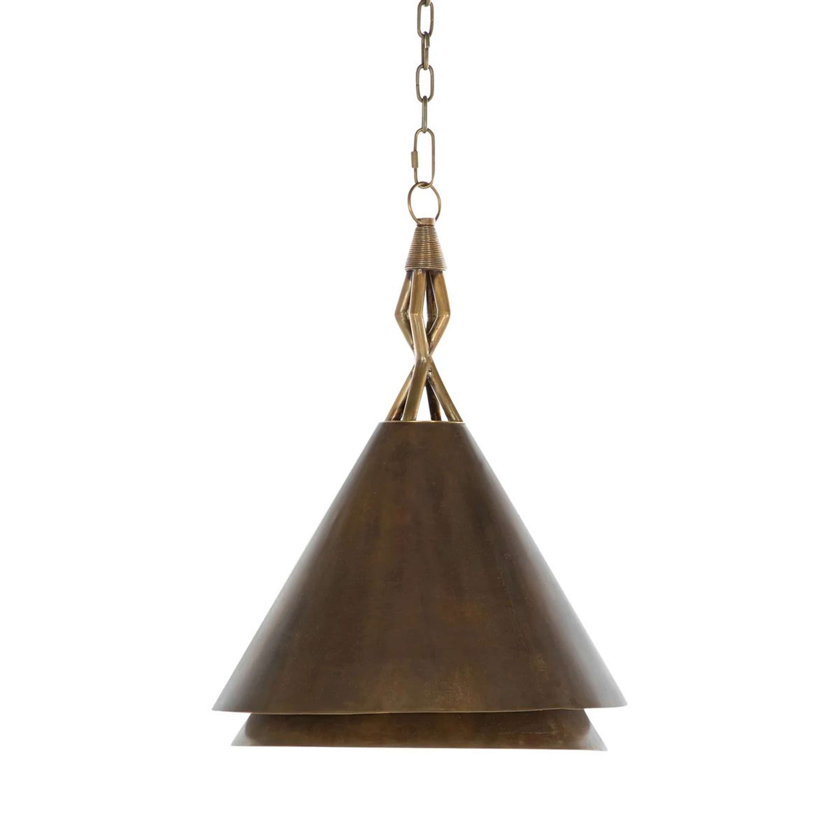 A Xaverl Pendant with Aged Brass color
