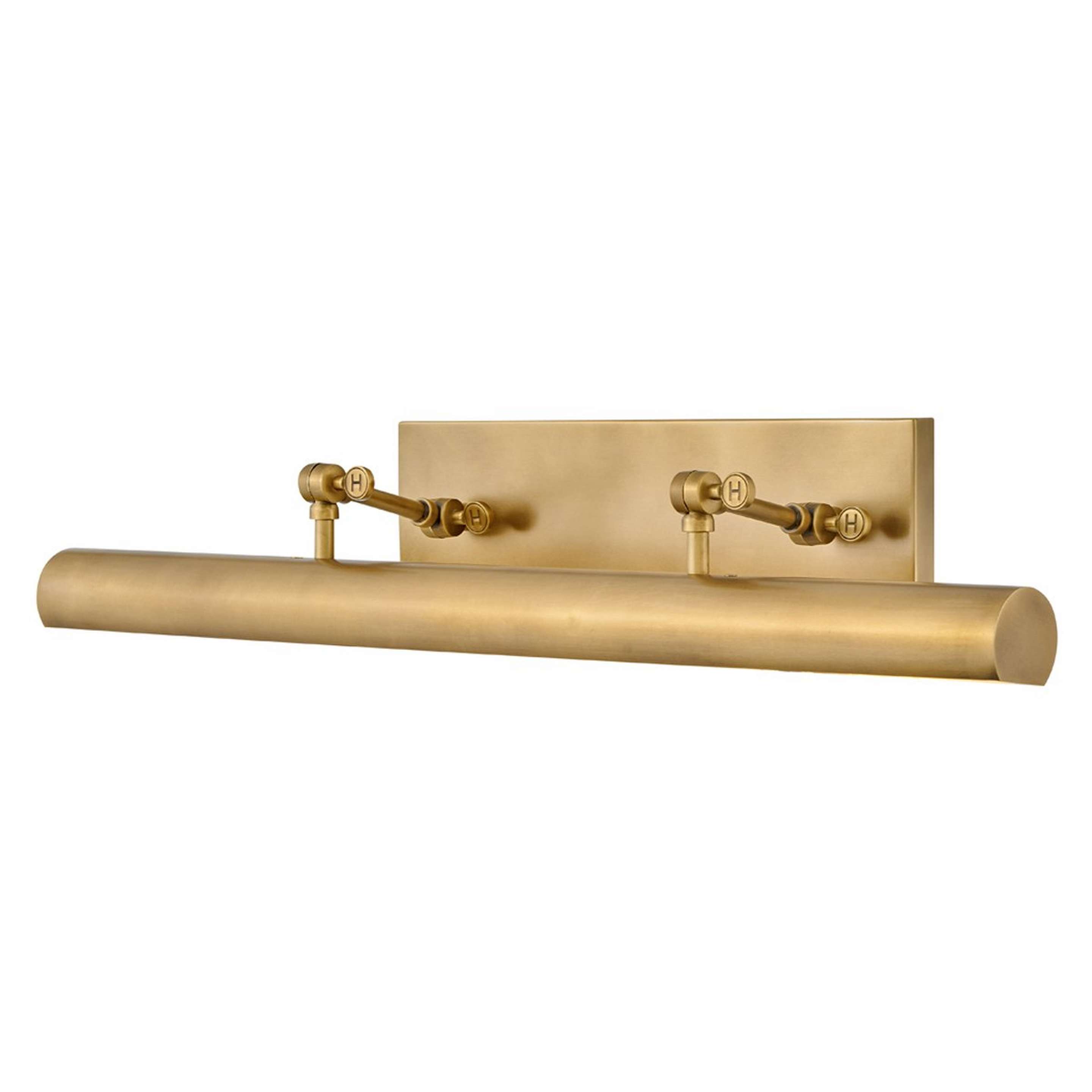 A Trenholm Picture Light - Large with Aged Brass color