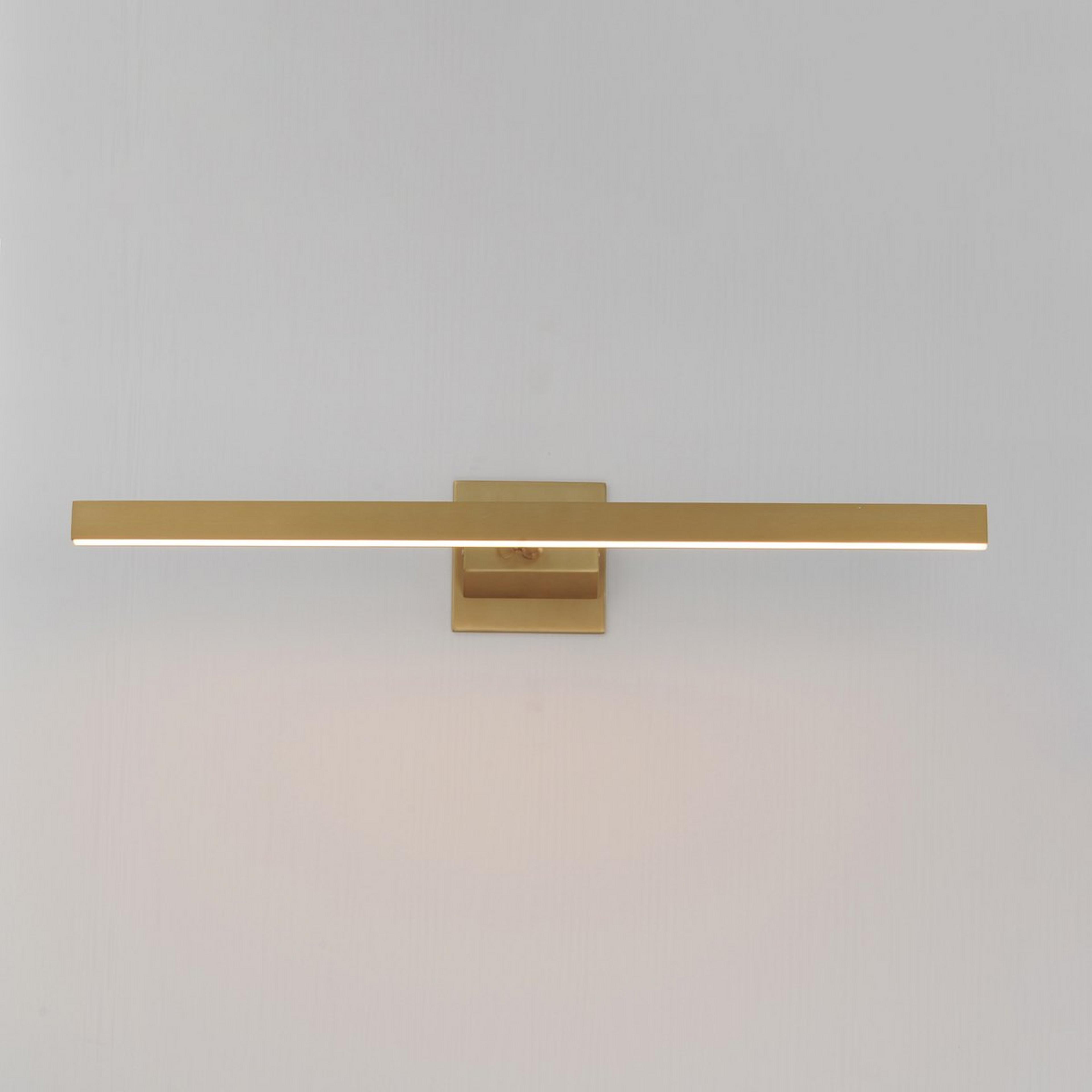 A Myrina LED Picture Light - Large with Gold color