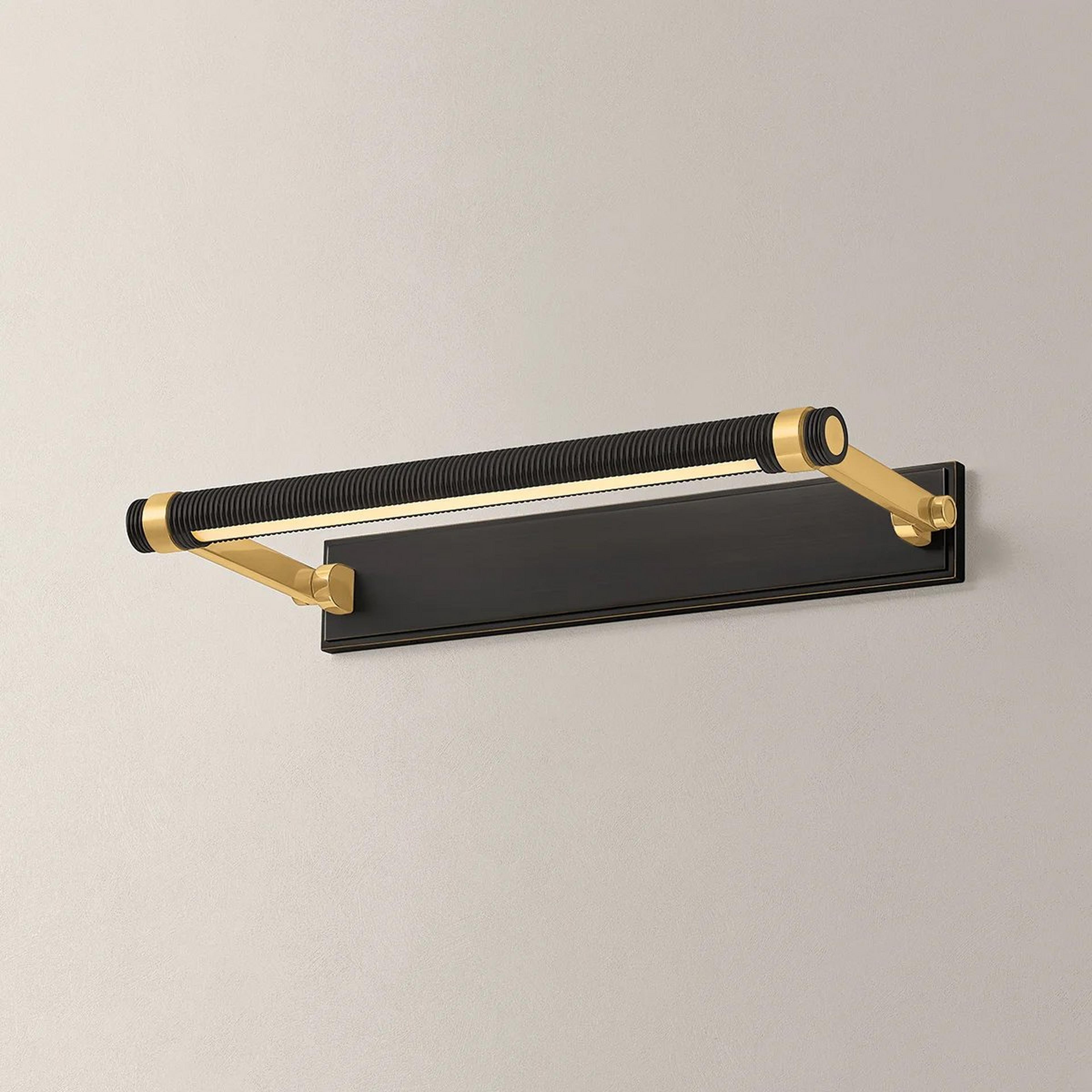 A Polymetis LED Picture Light with Bronze / Brass color