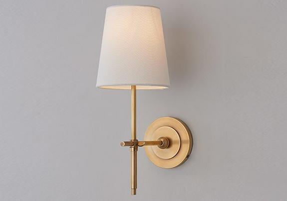 Brass Wall Sconces: Plug-in, LED & More -  