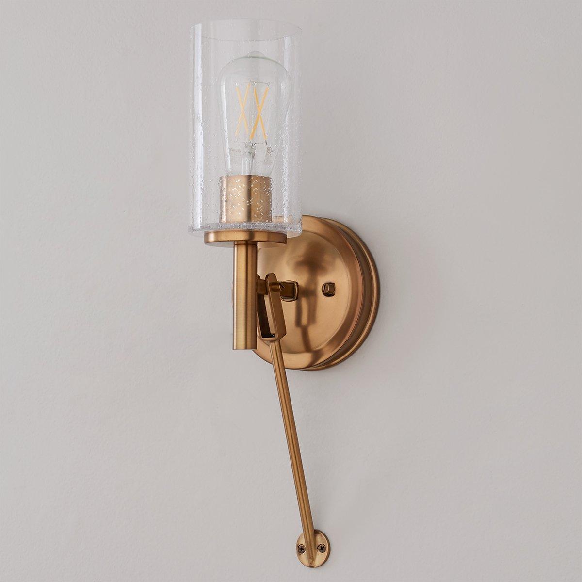 Reade Wall Light, Antique Brass, US - Soho Home