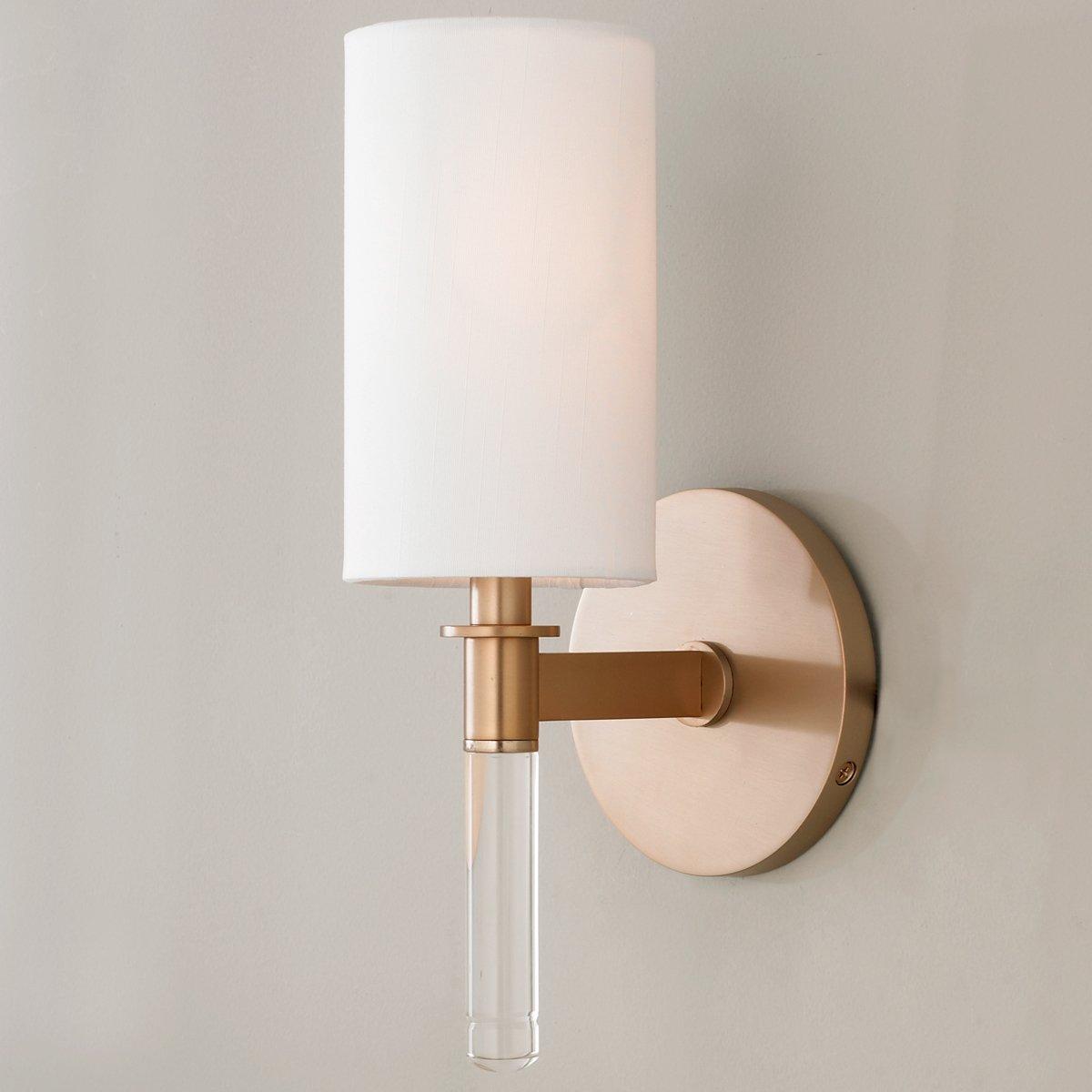 Elegant Crystal Stem Sconce