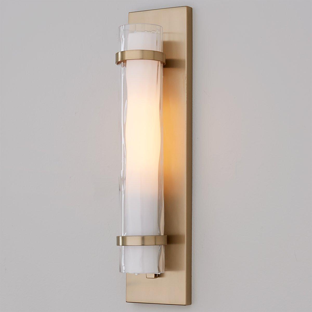 Wave Design Studio マークフォー Wave Pattern Sconce - Small | Shades of Light
