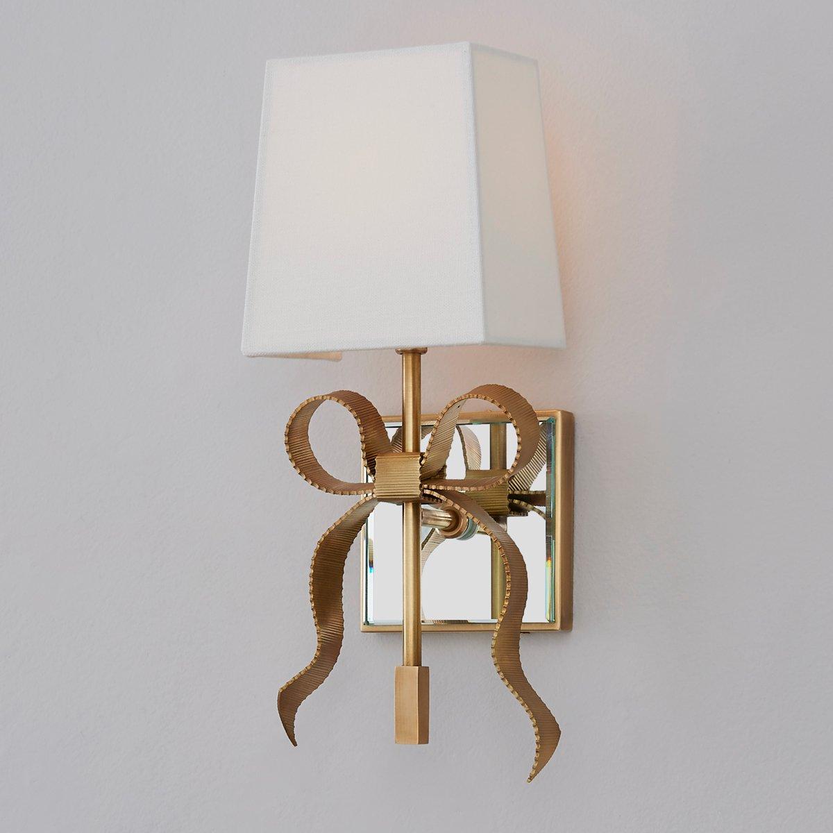 Kate Spade Ellery Gros-Grain Bow Sconce | Elegant Lighting